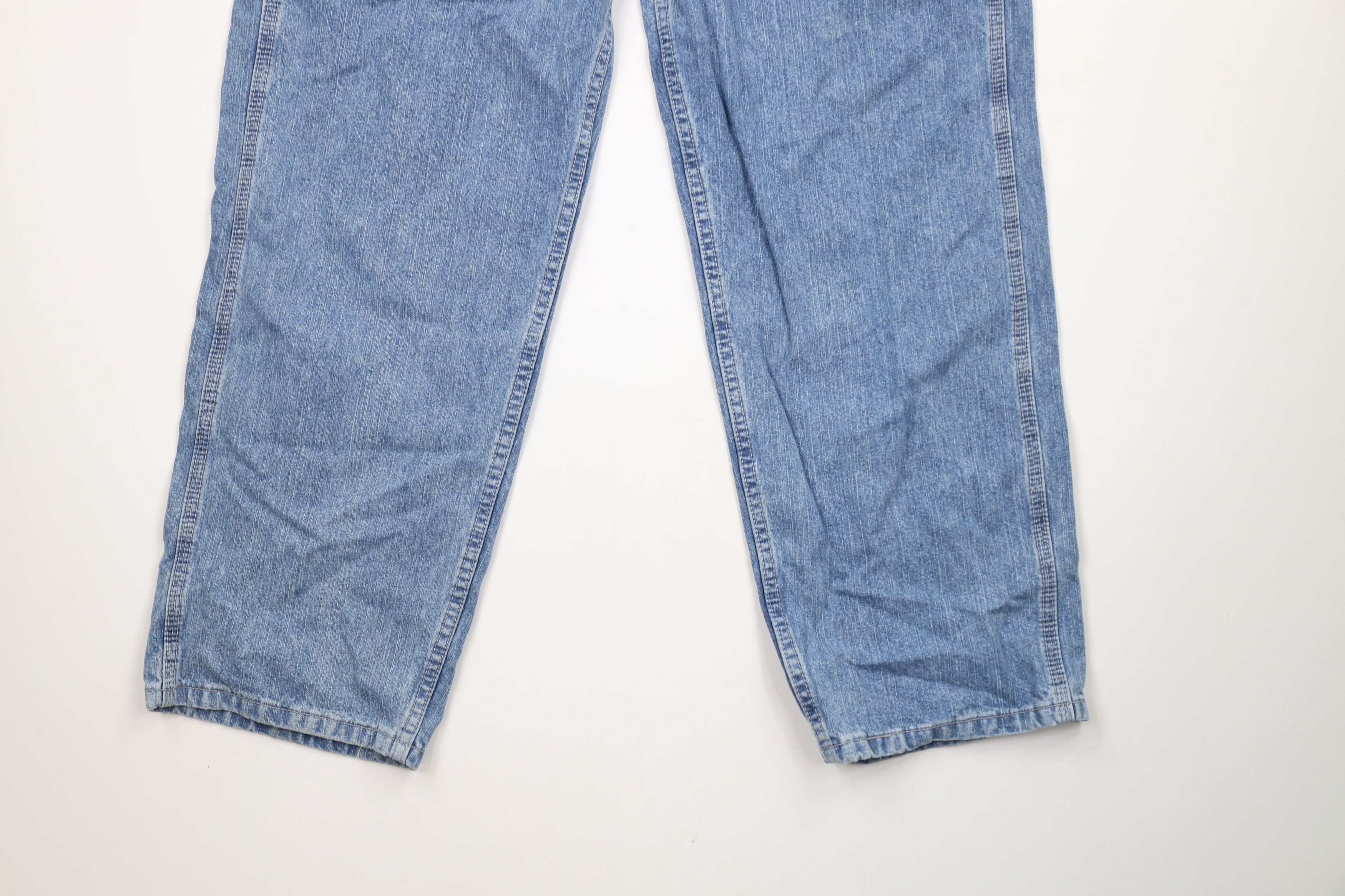 Lee × Vintage Vintage Y2K Lee Wide Leg Carpenter Denim Jeans Blue Size US 36 / EU 52 - 4 Thumbnail