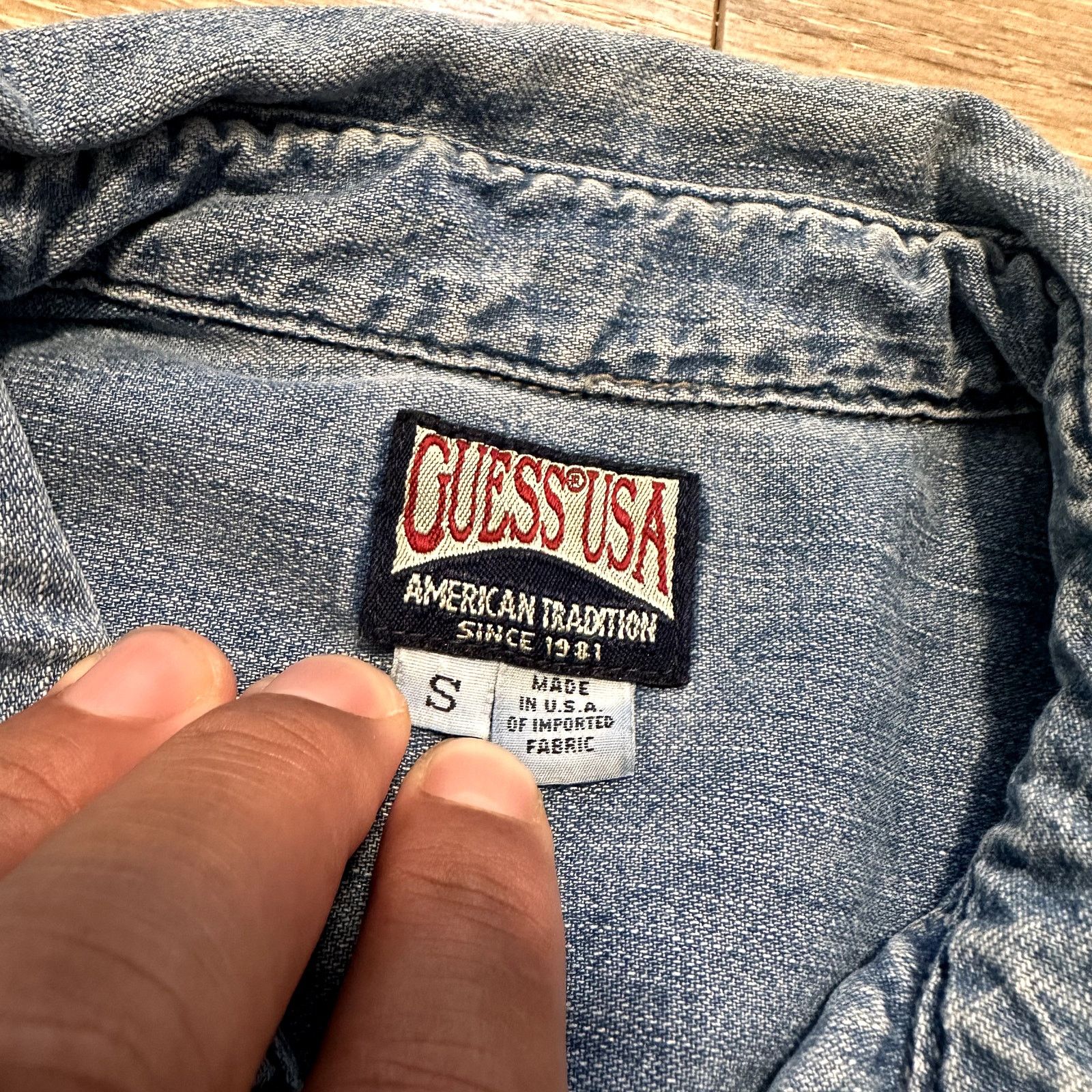 Guess 90s 2000s Women's Vintage Blue Denim Wash Guess Vest Small Size S / US 4 / IT 40 - 3 Thumbnail