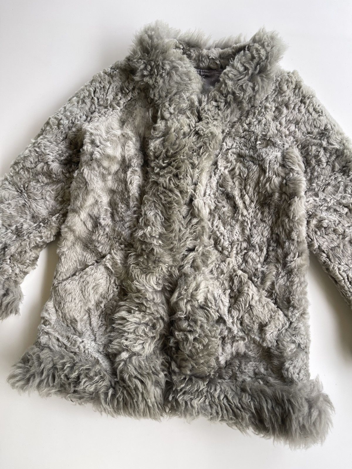 Vintage Vintage Real fur Lambskin Jacket Size S / US 4 / IT 40 - 5 Thumbnail