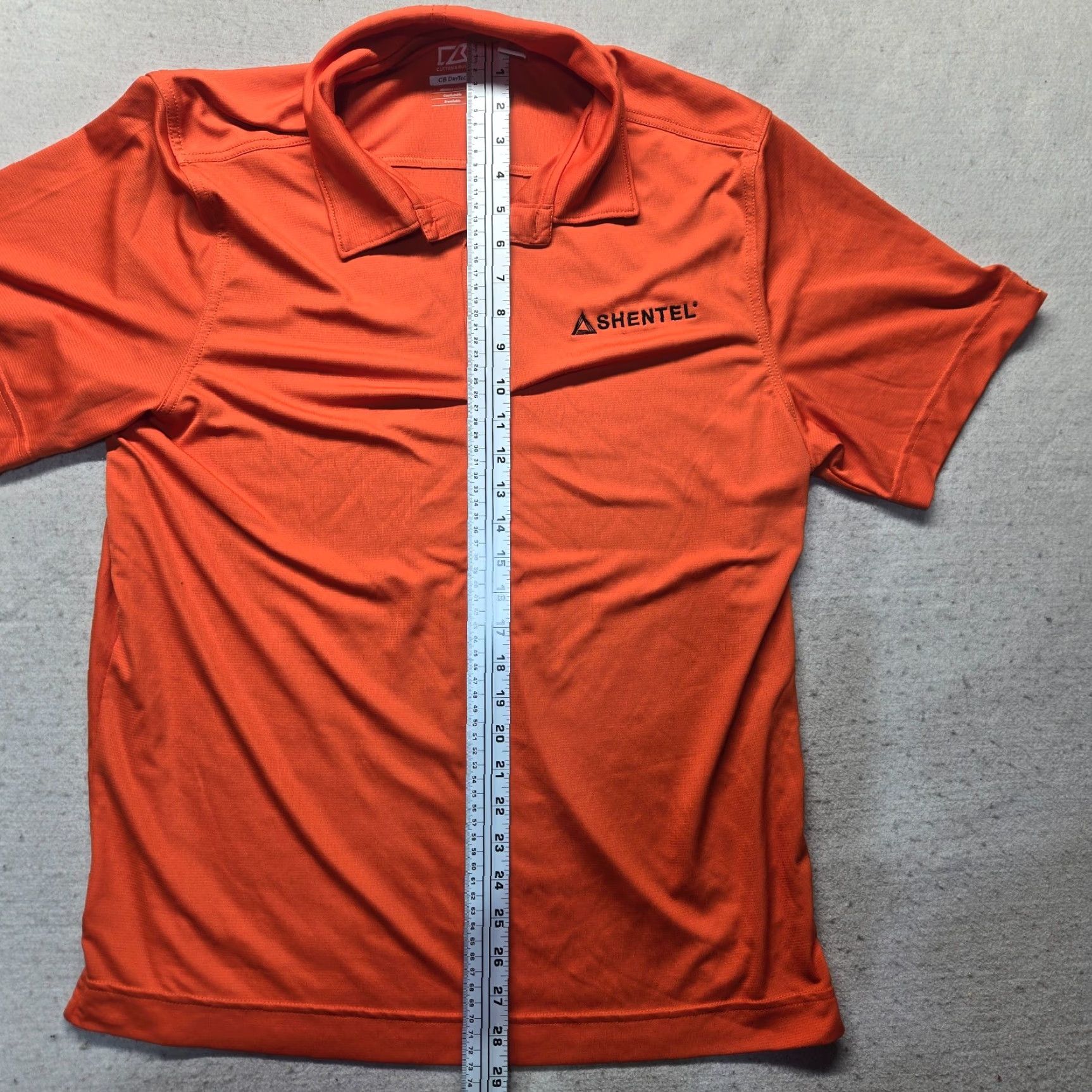 Cutter & Buck Cutter Buck Polo Shirt Solid Orange Golf Dry Tec Adult Men's L Orange Polo Shirt Golf Size US L / EU 52-54 / 3 - 5 Thumbnail
