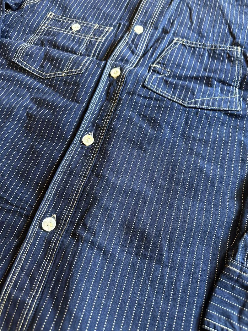 Freewheelers Freewheelers Wabash Striped Shirt 15 Code-2506 Size US M / EU 48-50 / 2 - 2 Thumbnail