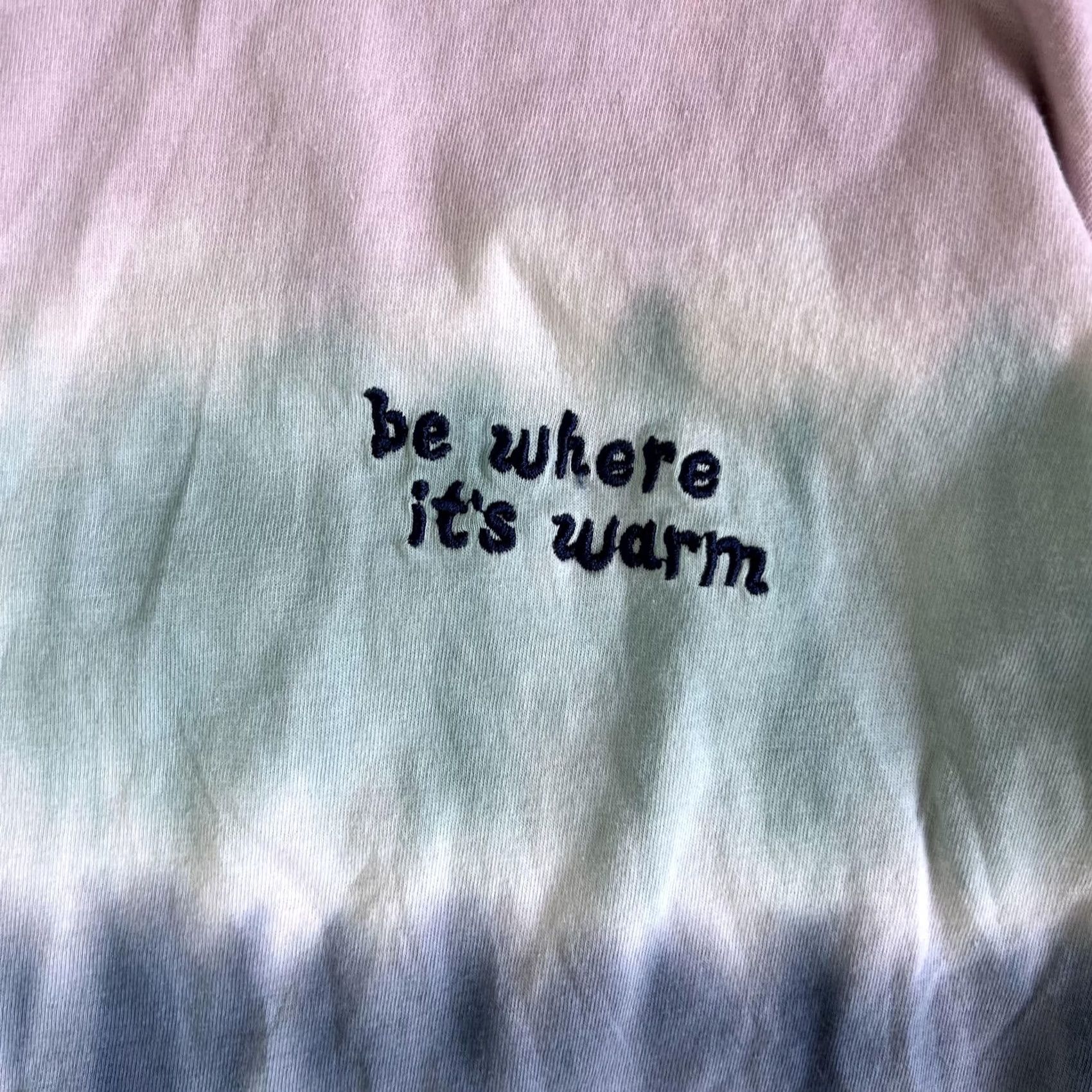 Madewell Madewell X Warm Shirt Womens T-Shirt Multicolor Tie Dye Embroidered Tee Short Sleeve Crew Neck Size M / US 6-8 / IT 42-44 - 2 Thumbnail