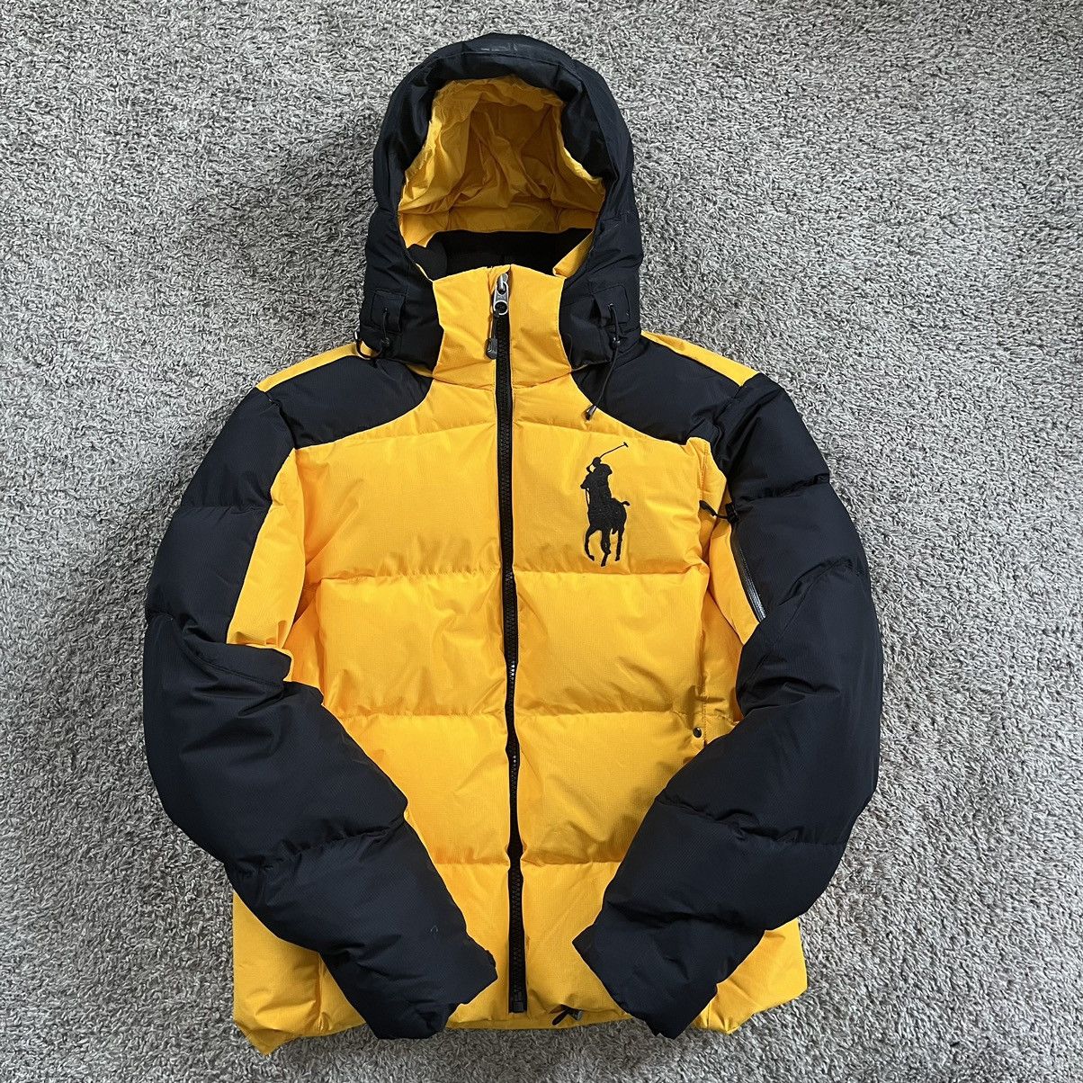 Polo Ralph Lauren 🔴Polo Ralph Lauren Puffer Jacket Size Medium Black Yellow Size US M / EU 48-50 / 2 - 1 Thumbnail