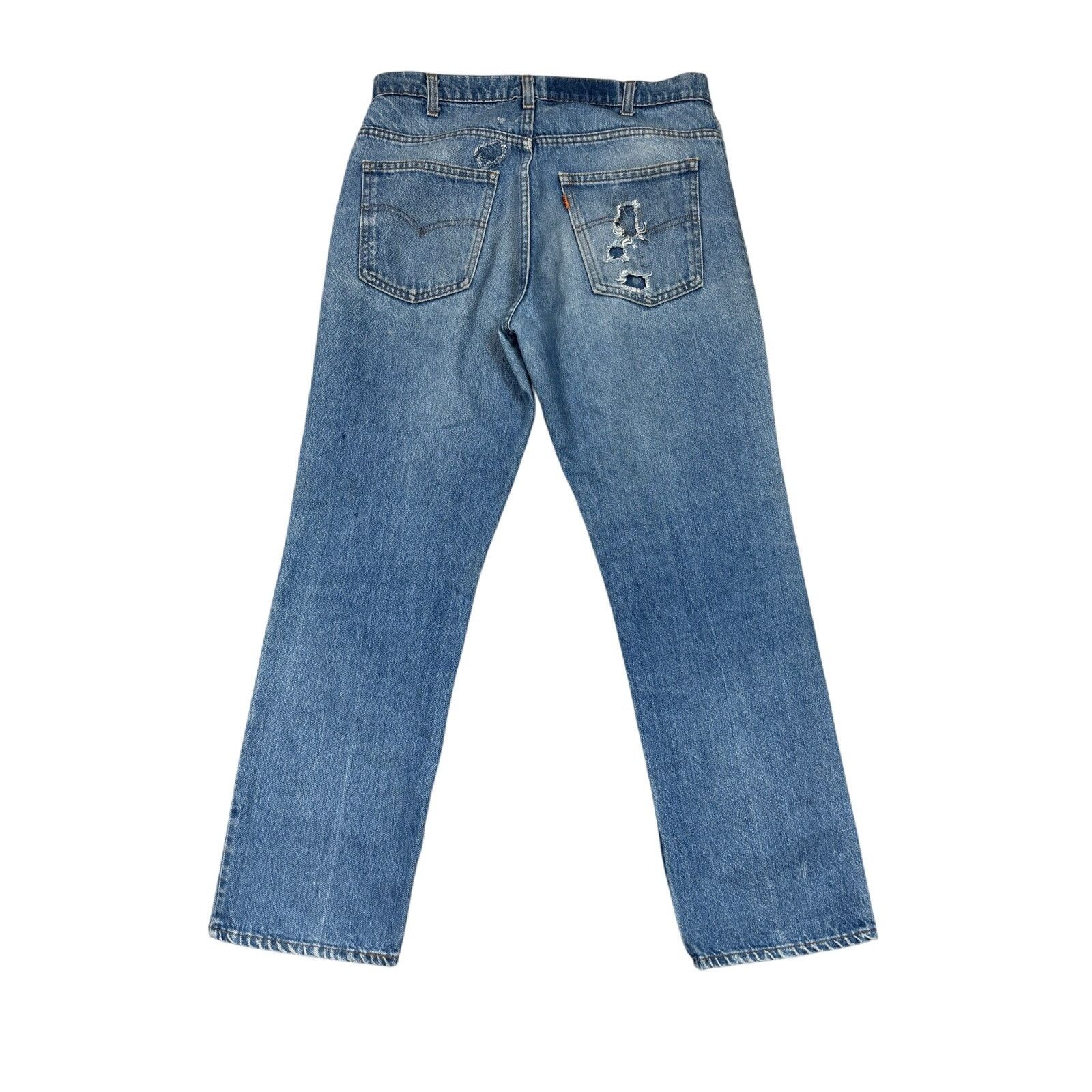 Levi's × Vintage Vintage 80s Levi's 40509-0215 Orange Tab Jeans Men's 33x29 Size US 33 - 1 Thumbnail