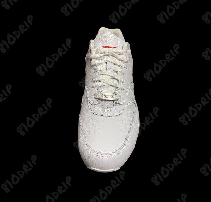 Nike × Supreme Supreme Nike Air Max 1 '87 SP White (10) Size US 10 / EU 43 - 2 Thumbnail
