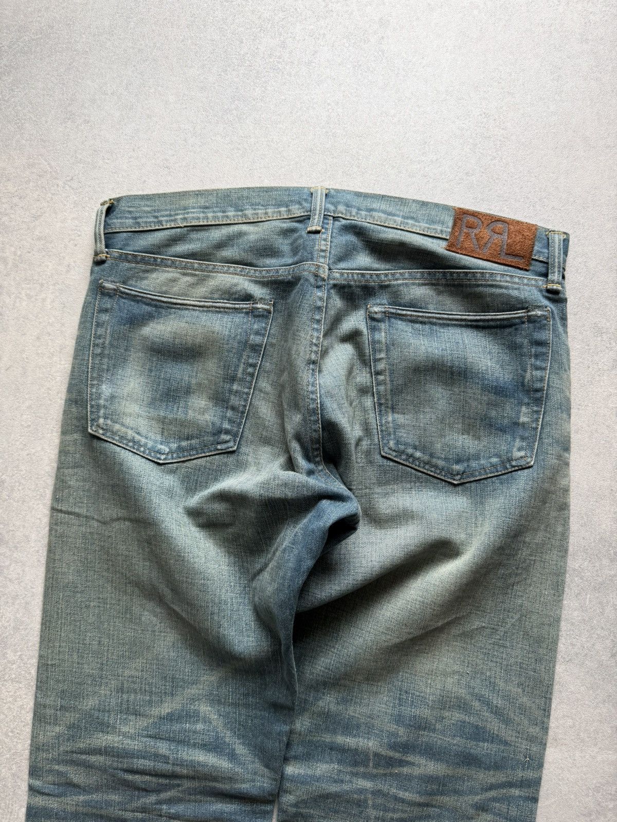 RRL Ralph Lauren Vintage Jeans Double Ralph Lauren Japan Selvedge Denim rare Size US 36 / EU 52 - 12 Thumbnail