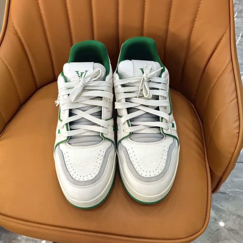 Louis Vuitton Louis Vuitton Trainer #54 Low Top Sneakers -2508 Size US 10.5 / EU 43-44 - 2 Thumbnail
