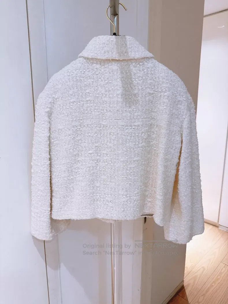 Chanel Chanel Cruise ship series white tweed coat Size XS / US 0-2 / IT 36-38 - 2 Thumbnail