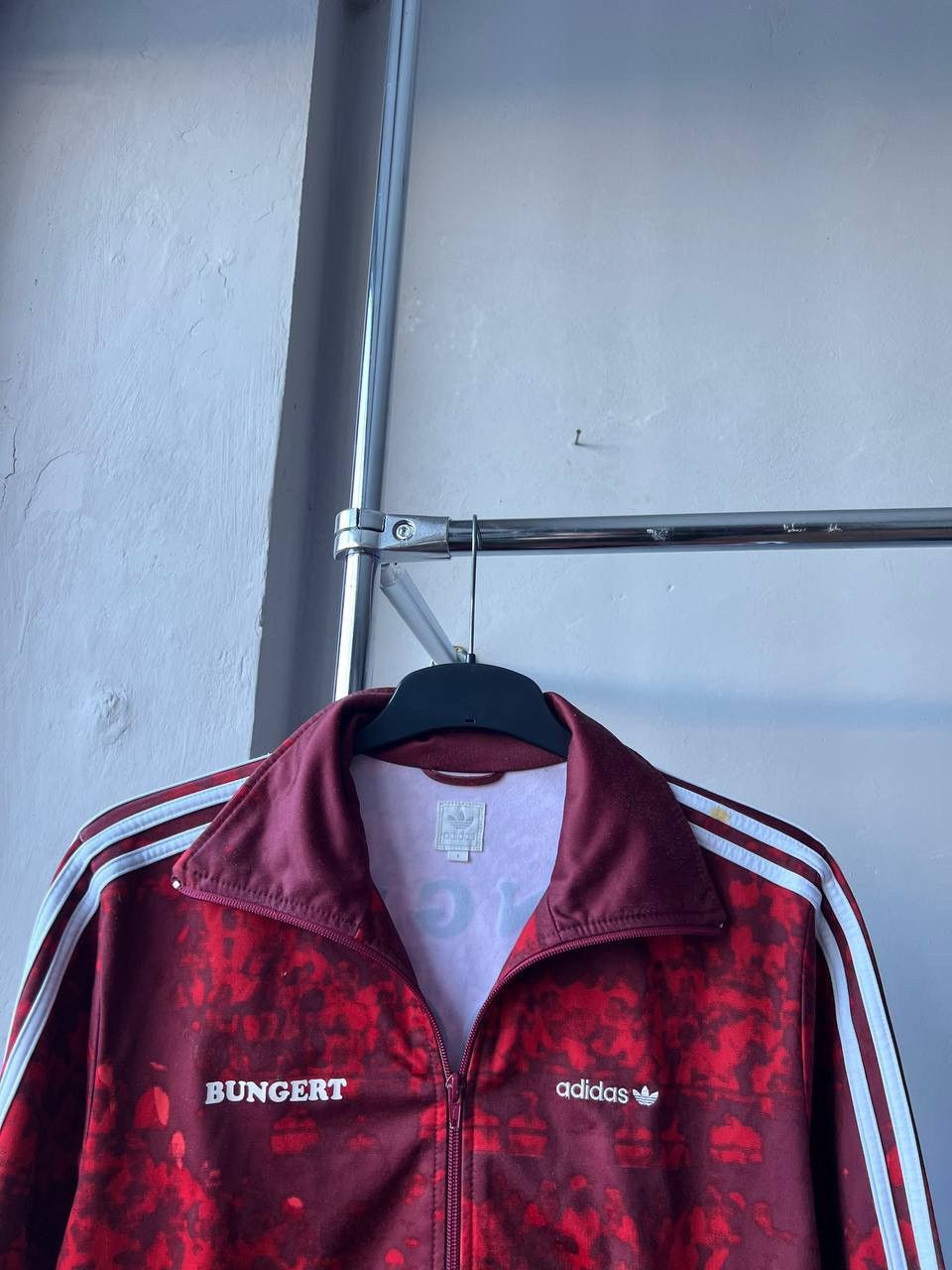 Adidas 2005 AOP ADIDAS X WILHELM BUNGERT TENNIS DESIGN JACKET ZIP Size US S / EU 44-46 / 1 - 4 Thumbnail