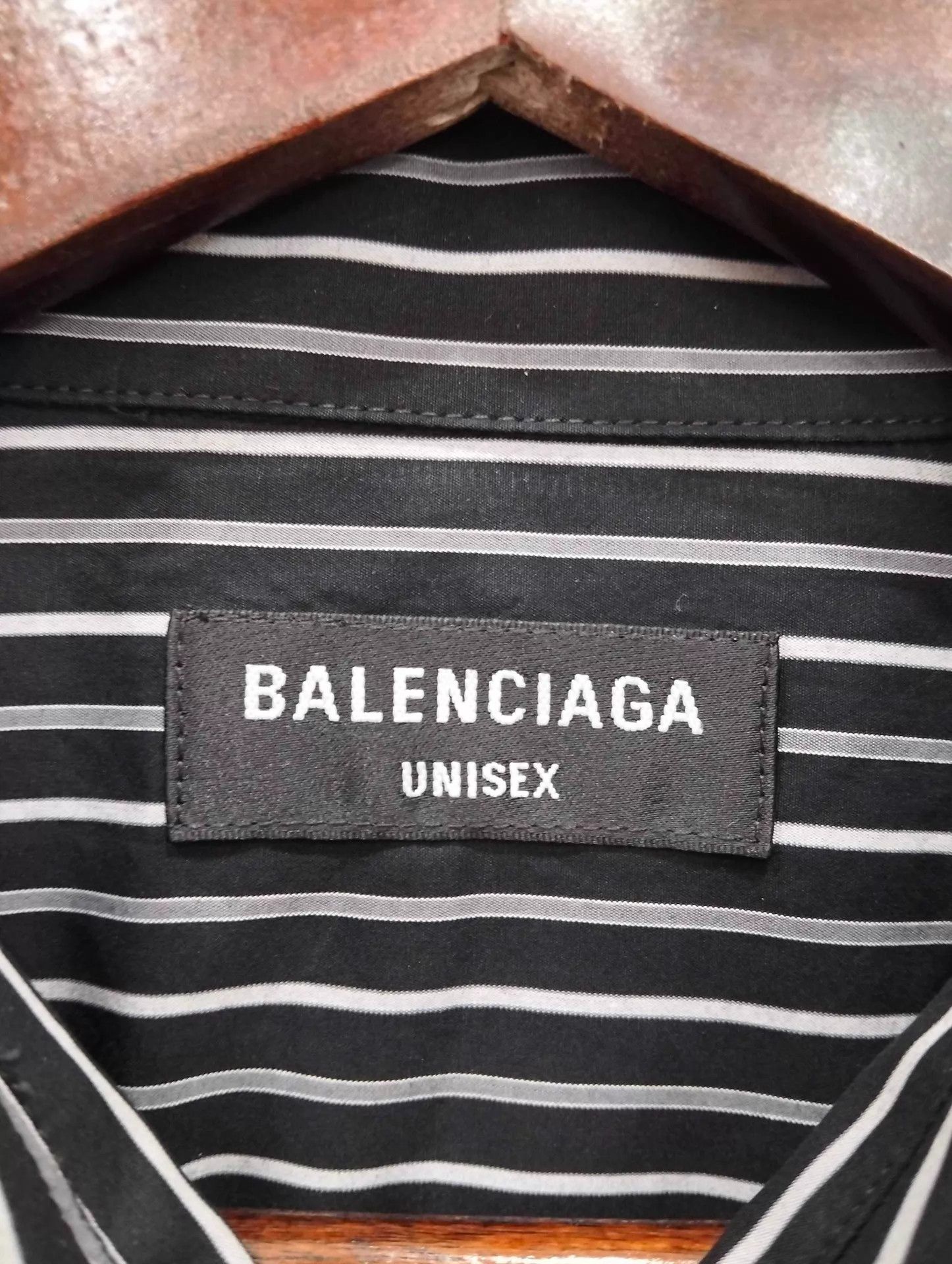 Balenciaga Balenciaga Striped Poplin 5-Sleeve Shirt 38 99 New Size US S / EU 44-46 / 1 - 3 Thumbnail