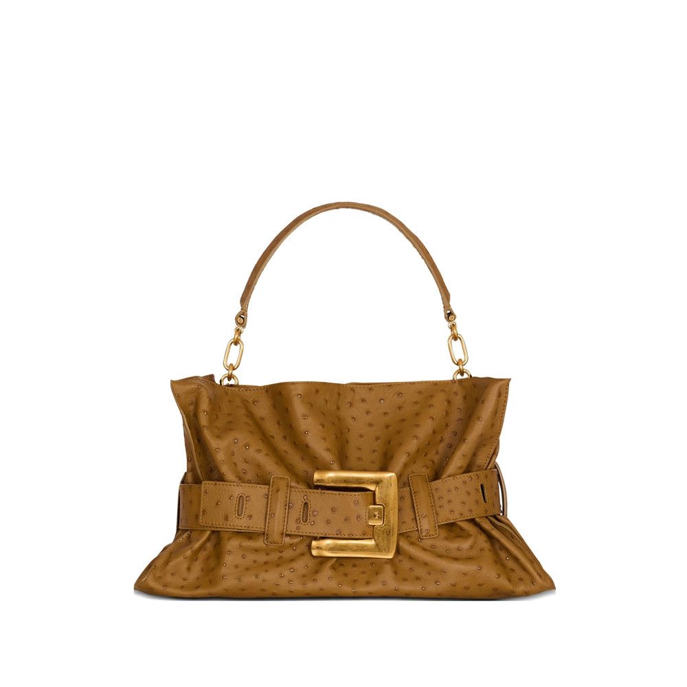 Balmain Balmain BROWN Shoulder Bags Size ONE SIZE - 1 Thumbnail