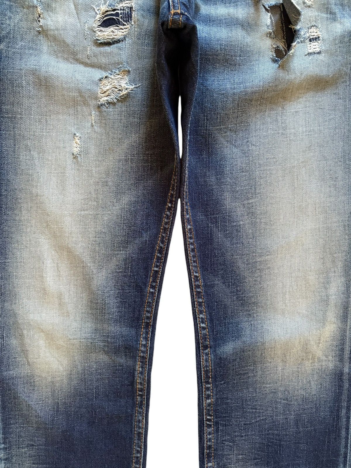 Diesel × Diesel Black Gold Vintage Italy Diesel Thommer Faded Rusty Wash Distress Jeans Size US 32 / EU 48 - 5 Thumbnail