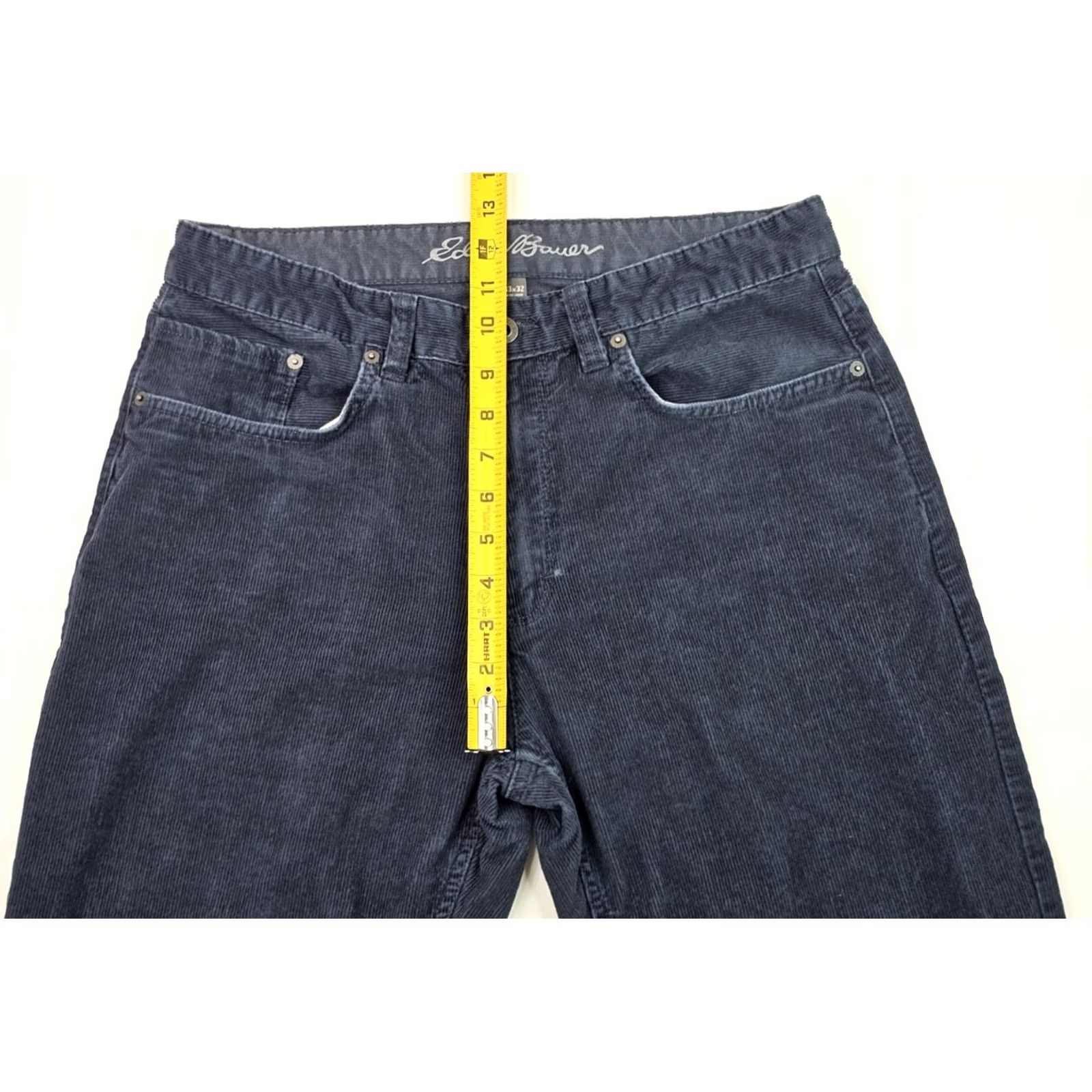 Eddie Bauer Eddie Bauer Straight Fit Corduroy Pants 100% Cotton Men 32x30 Teal 5-Pocket Design Slim Guide Reg Pants Mens Size US 32 / EU 48 - 5 Thumbnail