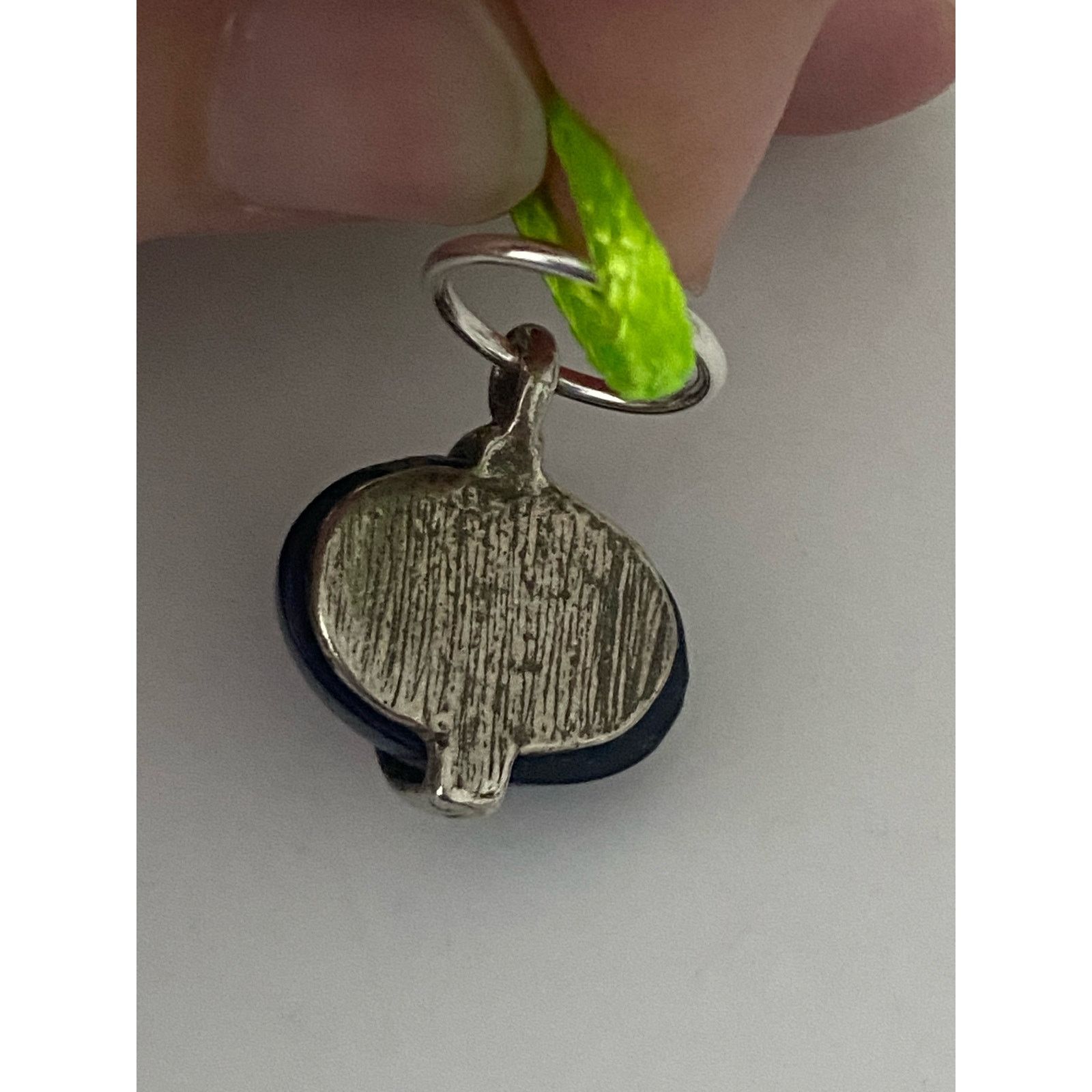 Other Blue glass oval pendant necklace silver tone Size ONE SIZE - 4 Thumbnail