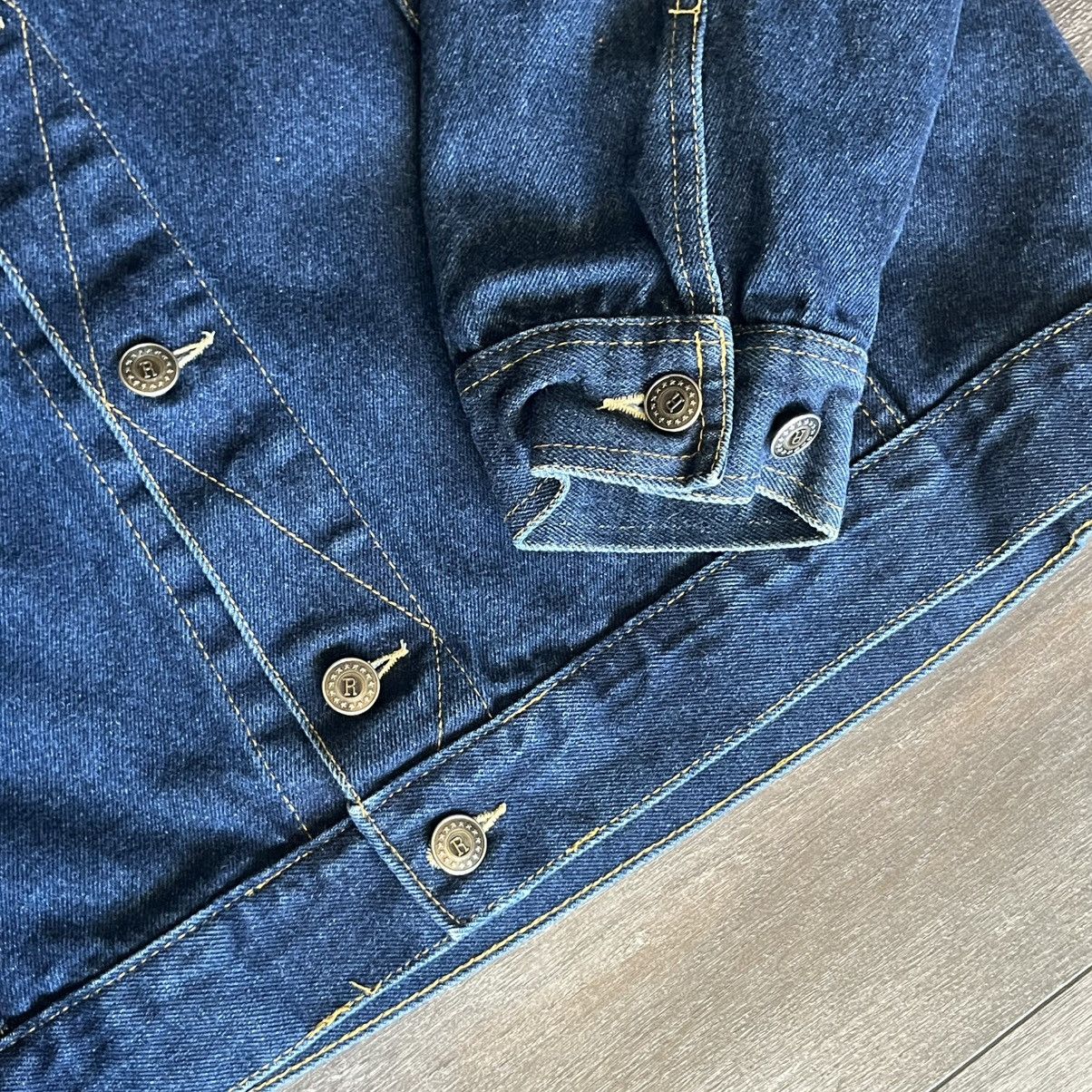 NFL Vintage 1990s NFL Revival New York Jets Denim Trucker Jacket Size US XL / EU 56 / 4 - 6 Thumbnail