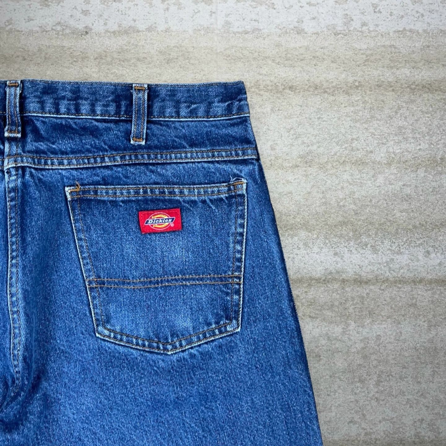 Dickies Vintage Y2K Dickies Jeans 36x30 Relaxed Fit Medium Wash Work Size US 36 / EU 52 - 3 Thumbnail