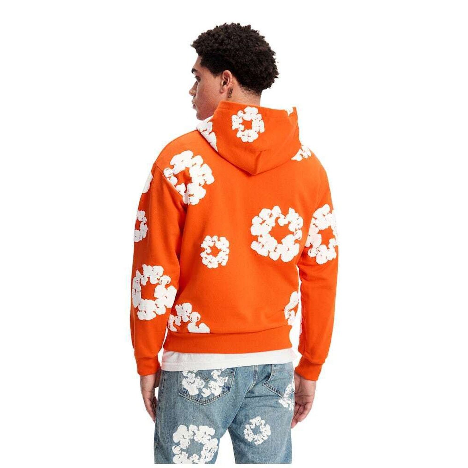 DENIM TEARS Denim Tears The Cotton Wreath Sweatshirt Orange Medium FW23 Size US M / EU 48-50 / 2 - 9 Thumbnail