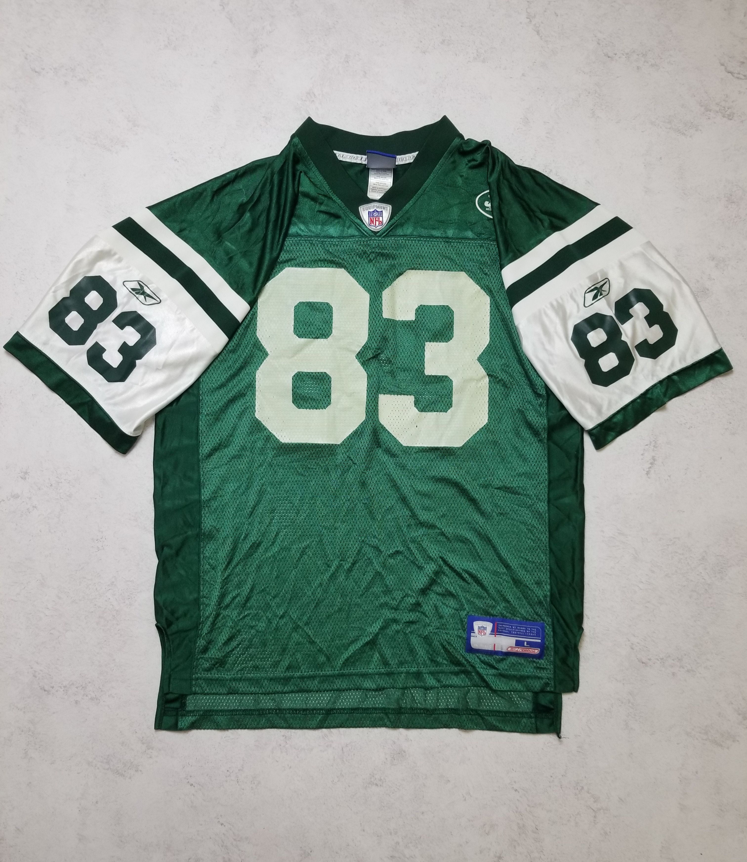 Reebok Vintage Reebok #83 Costa New York Jets NFL Jersey Men's Size US L / EU 52-54 / 3 - 2 Thumbnail
