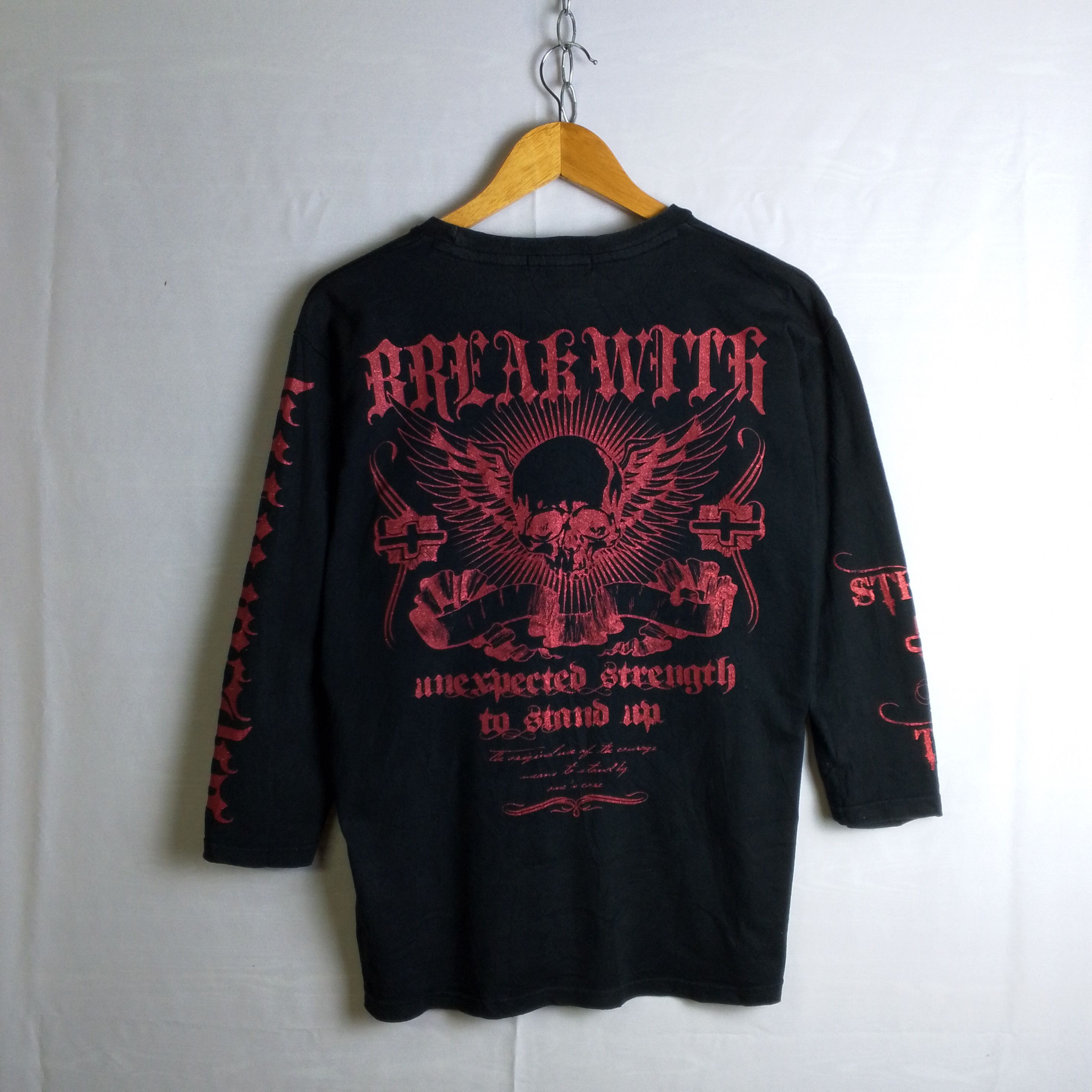 If Six Was Nine Original Remark Gear Break With Tradition Tee Skull Size US L / EU 52-54 / 3 - 1 Thumbnail