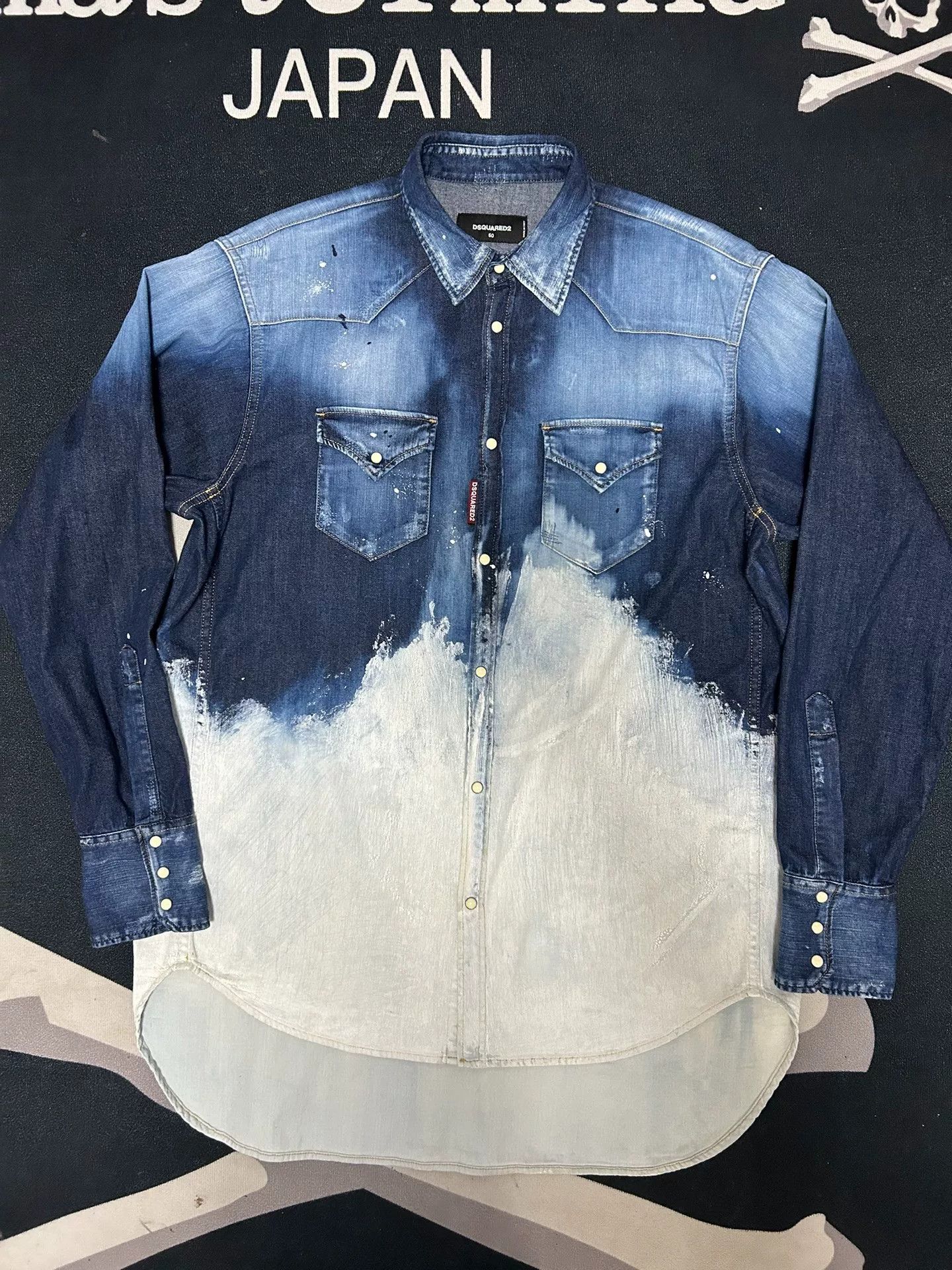 Dsquared2 Dsquared2 Trapez Denim Shirt for Men Size US M / EU 48-50 / 2 - 1 Thumbnail