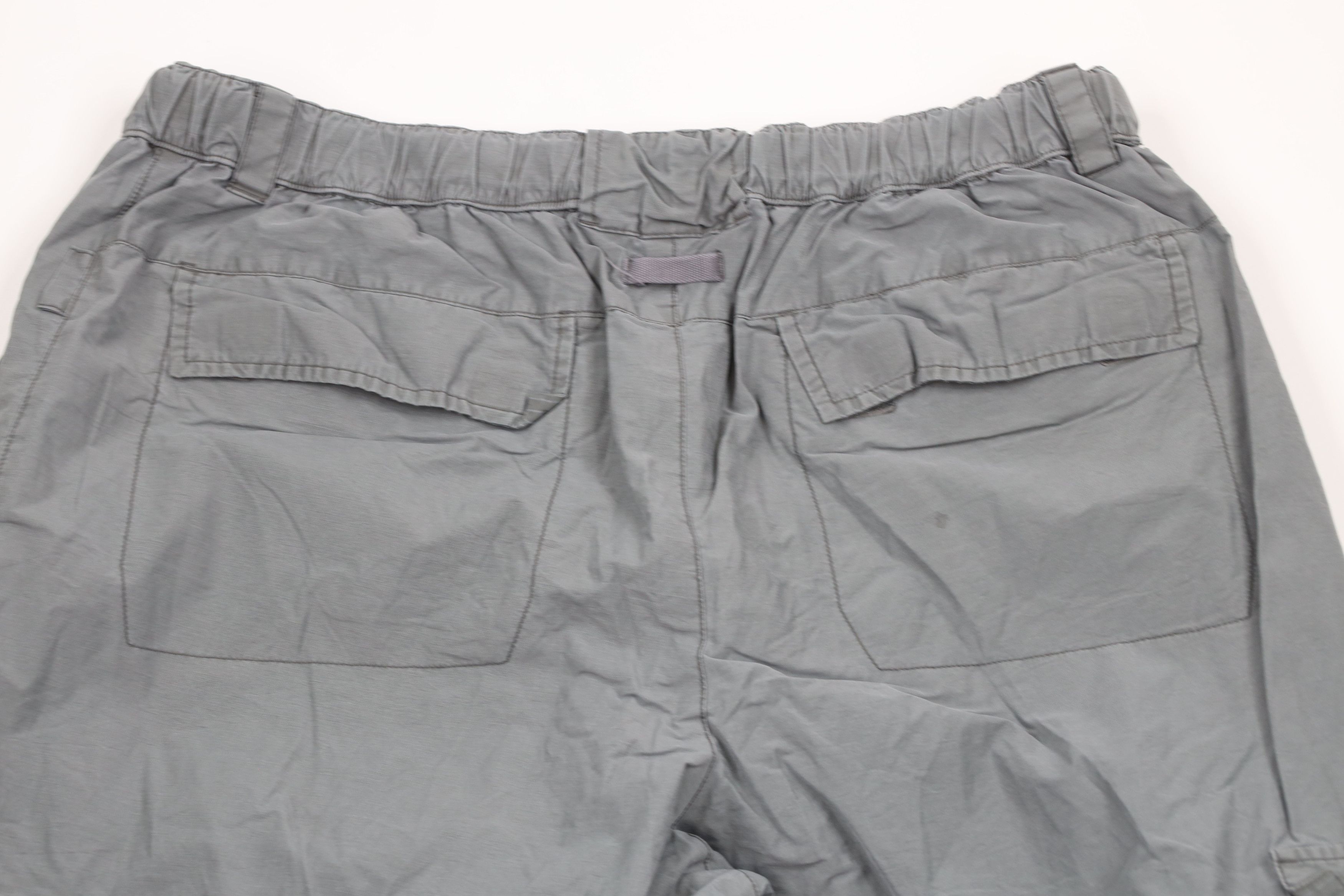 Vintage Vintage 90s Streetwear Lined Belted Wide Leg Pants Gray Size US 38 / EU 54 - 9 Thumbnail