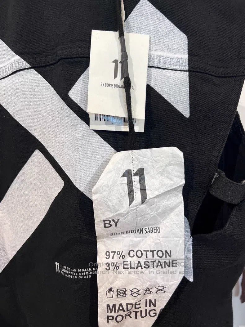 Boris Bidjan Saberi Boris Bidjan Saberi Denim printed hunting vest jacket| Size US S / EU 44-46 / 1 - 8 Thumbnail