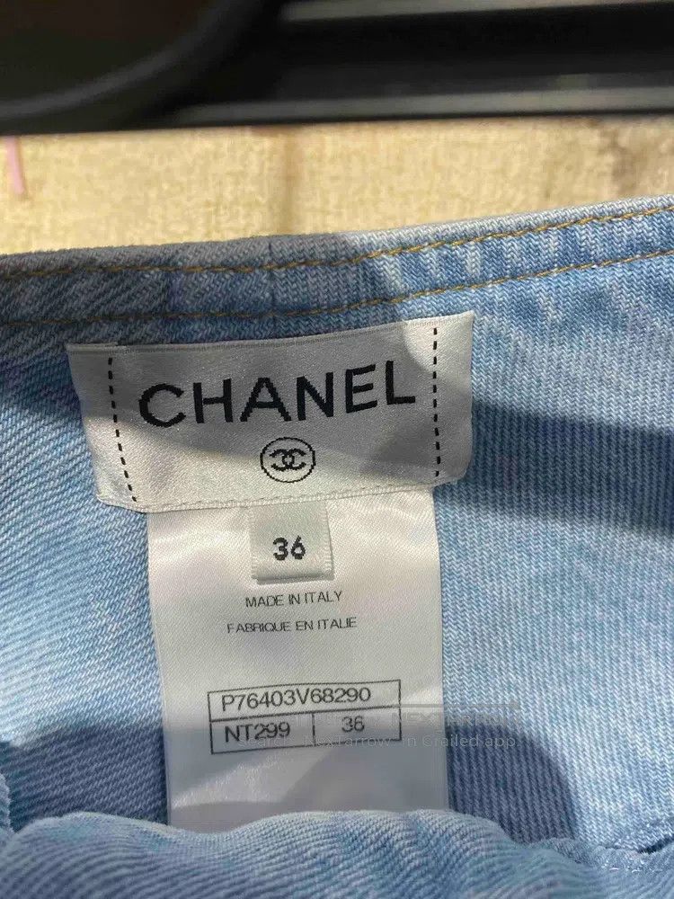 Chanel Chanel 24c blush denim shorts Size 24" / US 00 / IT 34 - 5 Thumbnail