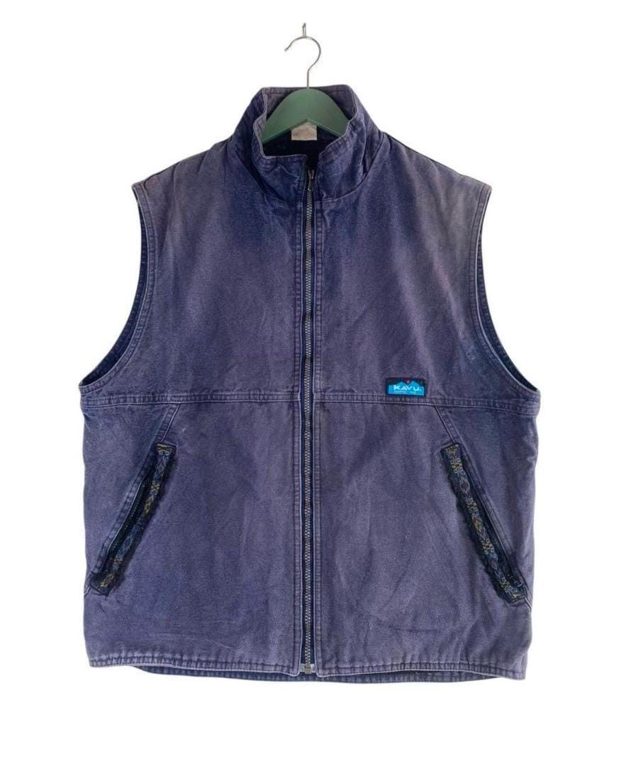 KAVU × Vintage Vtg 90s KAVU duck canvas cotton sleeveless jacket Size US M / EU 48-50 / 2 - 1 Thumbnail