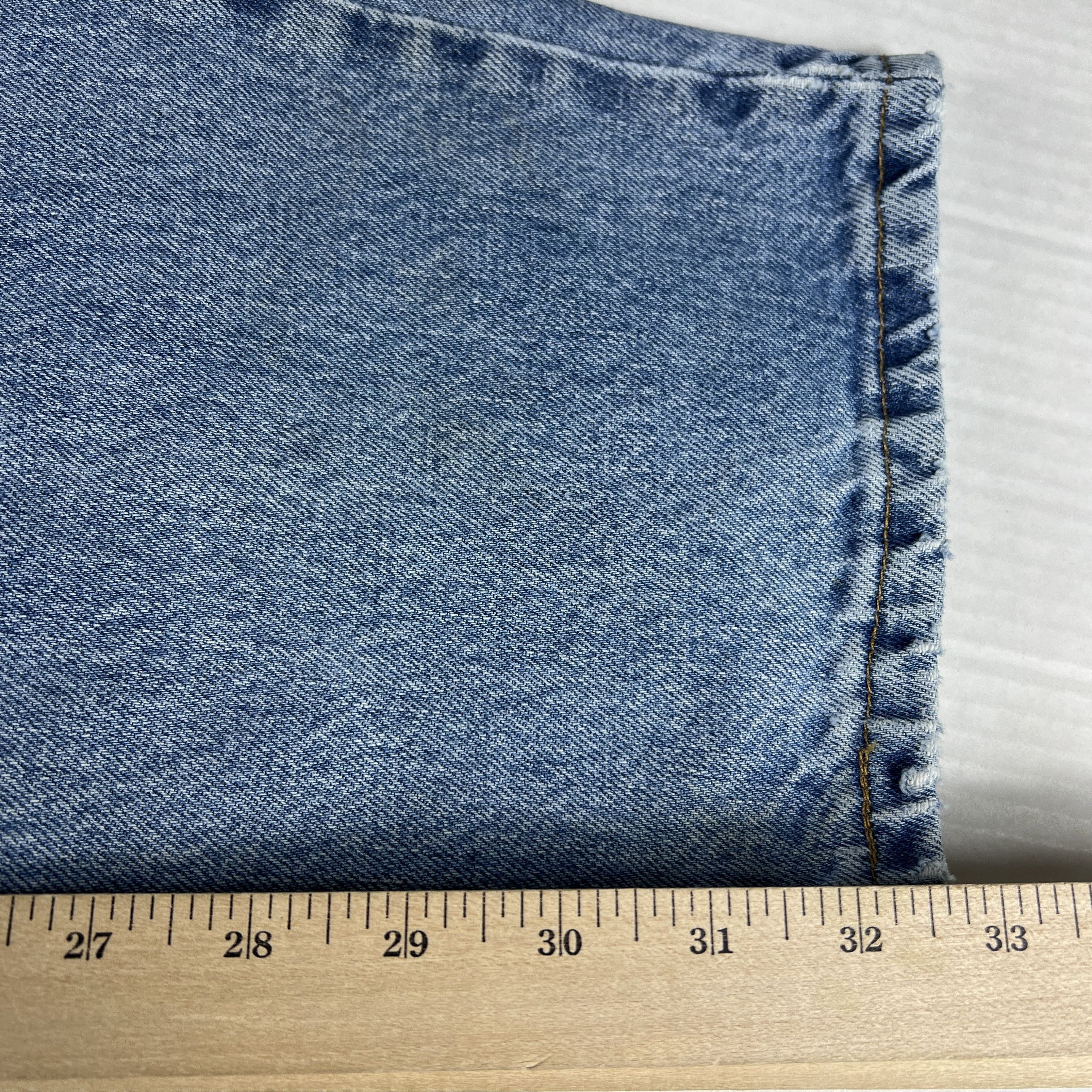 Levi's × Vintage Y2K Levi's Jeans 550 Relaxed Blue Faded Cotton Denim Size US 36 / EU 52 - 19 Thumbnail