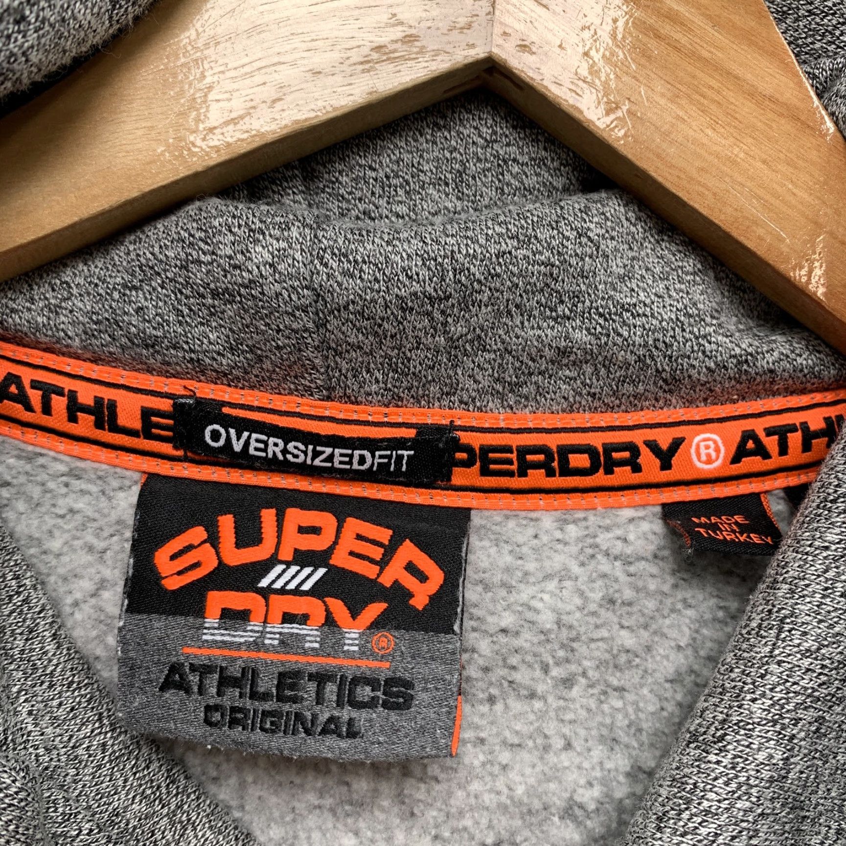Superdry Superdry Hoodie Men Small Gray Japan Graphic Oversized Pullover Fleece Long Sleeve Size US S / EU 44-46 / 1 - 5 Thumbnail
