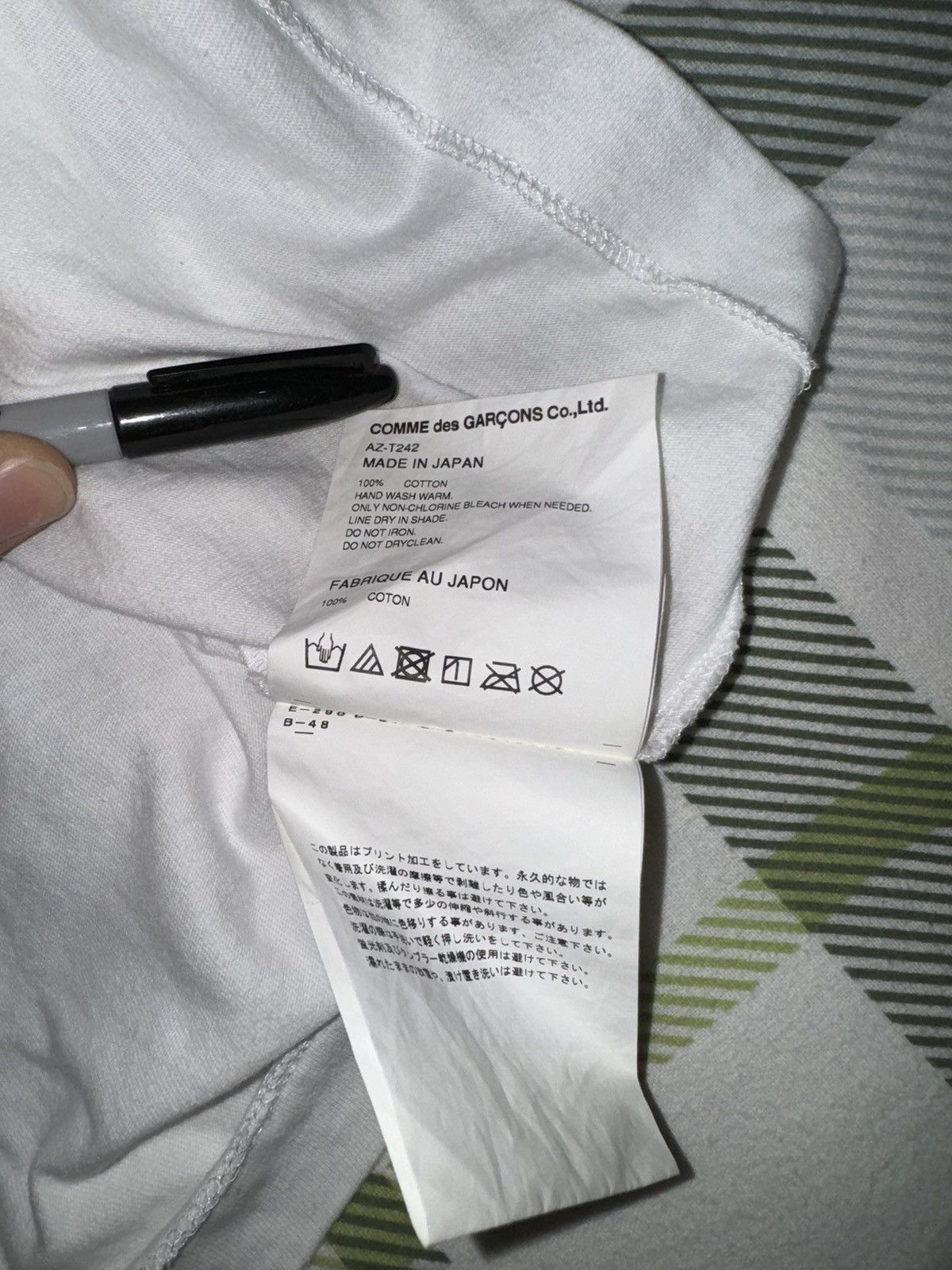Comme des Garcons PLAY Big Camo tee Size US XXL / EU 58 / 5 - 7 Thumbnail
