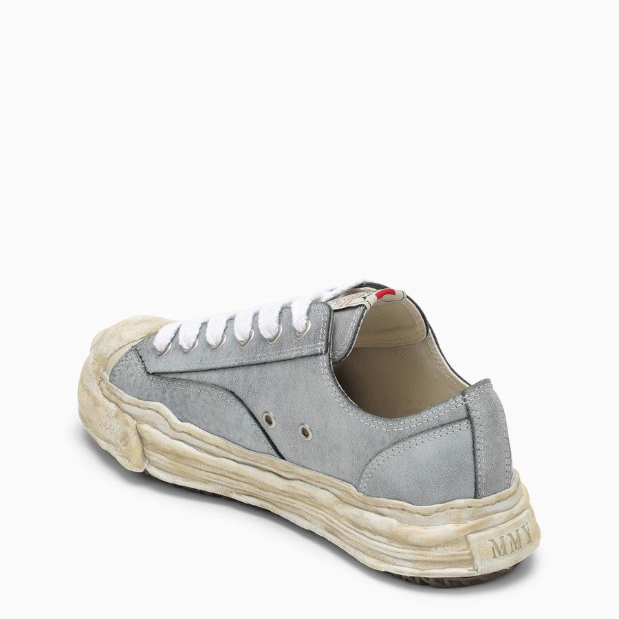 Maison MIHARA YASUHIRO o1d2blof0424 Leather Low-Top Trainers in Grey Size US 11 / EU 44 - 4 Thumbnail