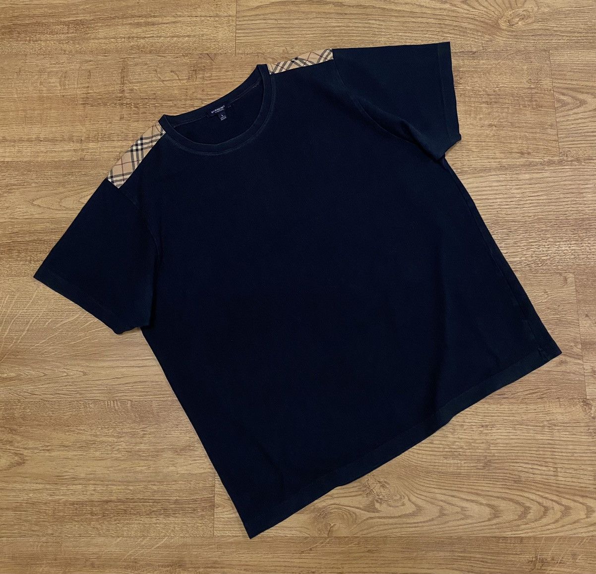 Burberry Burberry Nova Check Tee x Vintage x Luxury Size US L / EU 52-54 / 3 - 2 Thumbnail