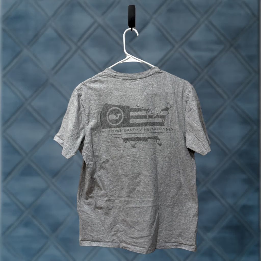 Vineyard Vines Vineyard Vines Band Short Sleeve Pocket T Shirt Men's Small Gray Size US S / EU 44-46 / 1 - 1 Thumbnail