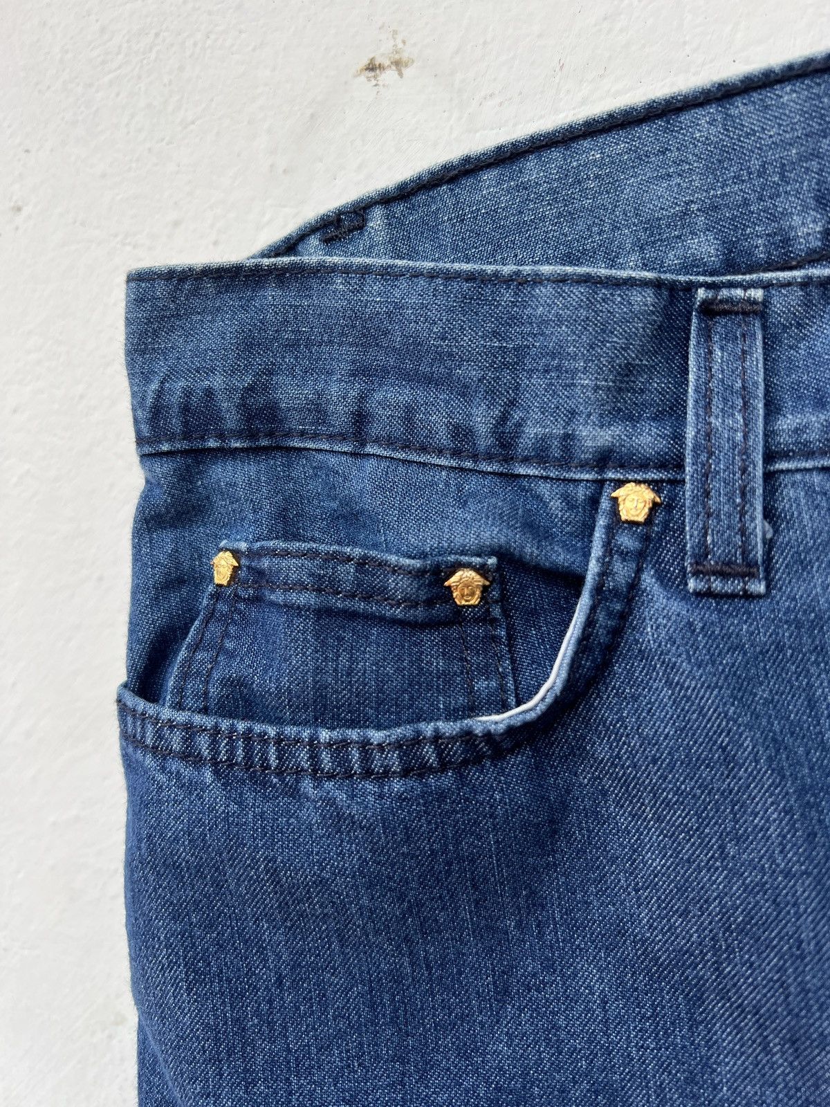 Versace Jeans Couture Versace Jeans Couture italy Blue Denim W28 new Size 30" / US 8 / IT 44 - 6 Thumbnail