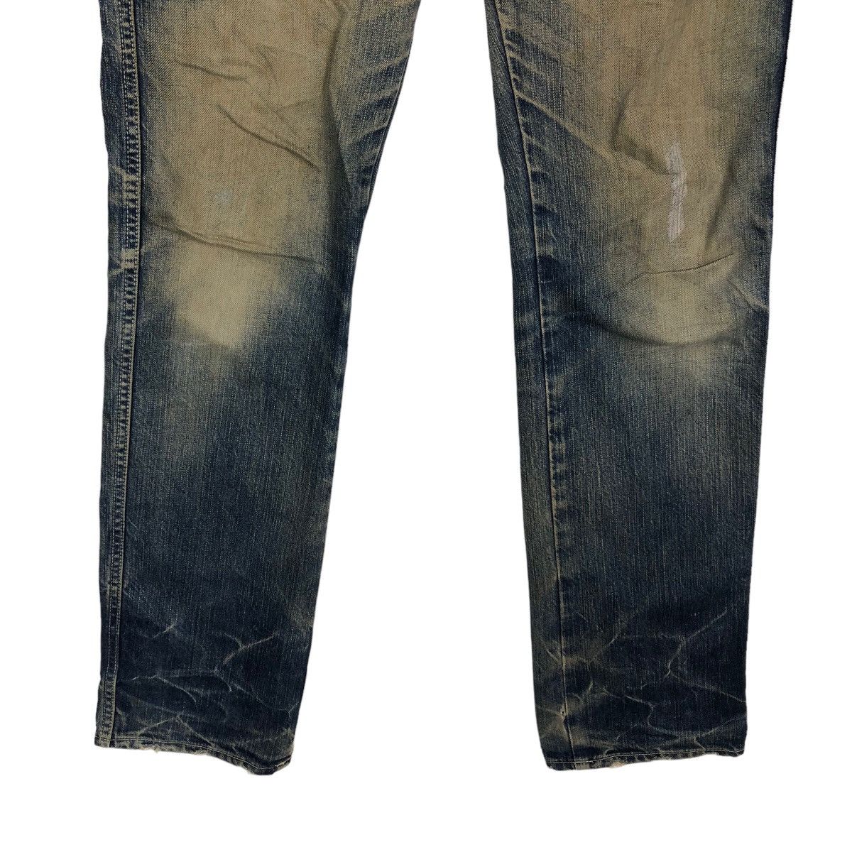 Japanese Brand 🔥90’s BUSH DENIM JEANS DISTRESSED DESIGN JOHNBULL JAPAN Size US 30 / EU 46 - 4 Thumbnail