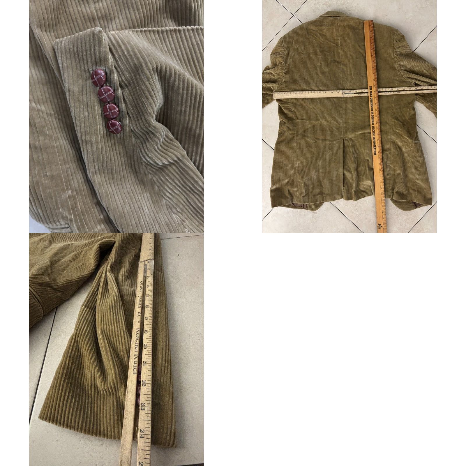 Ralph Lauren VINTAGE Ralph Lauren Chaps Polo Beige Corduroy Blazer Sportcoat Blazer Size US XXL / EU 58 / 5 - 8 Thumbnail