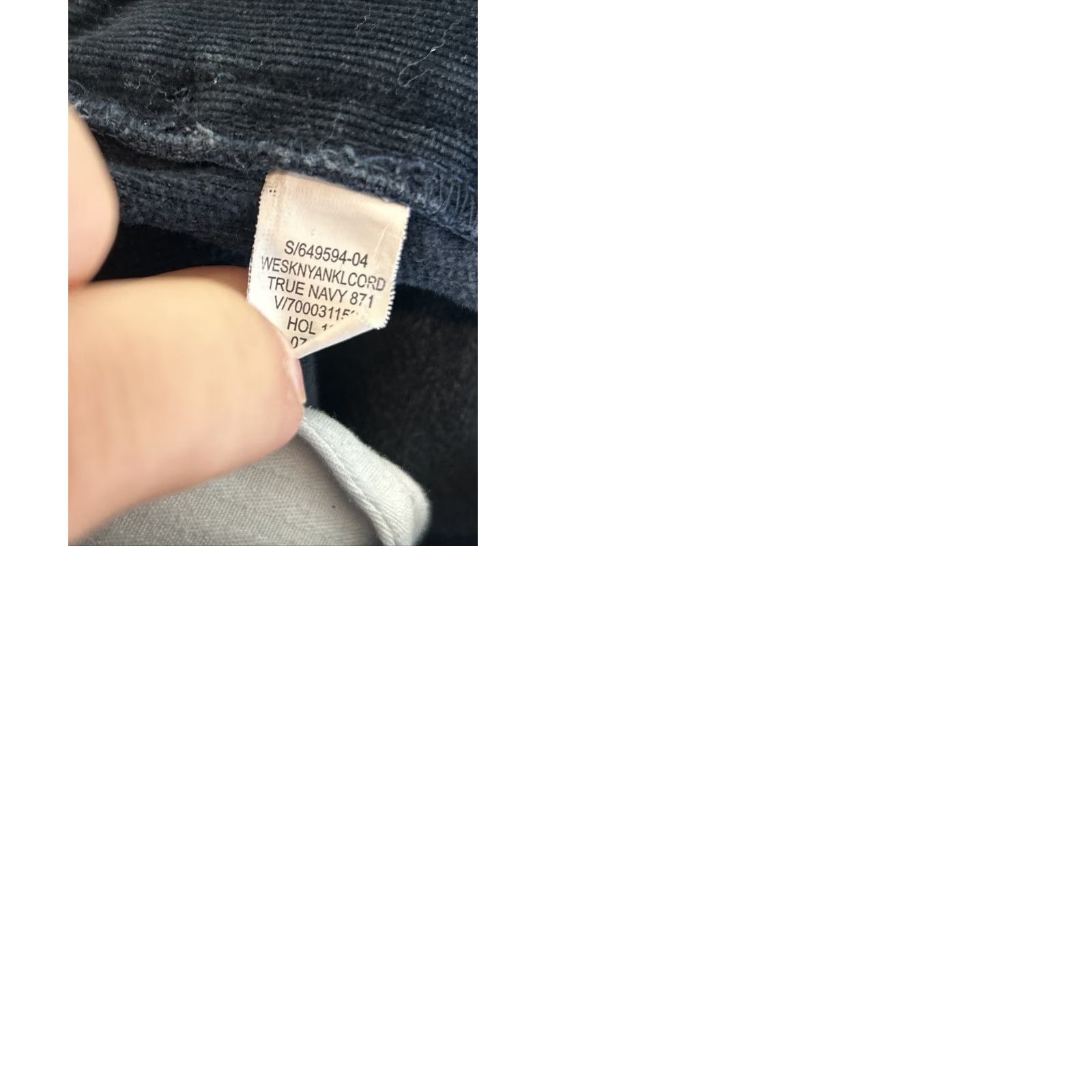 Banana Republic Banana Republic Pants Slim Corduroy Navy 26P Petite Ankle Women Wide Slimming Blue 26P Banana Republic Pants Corduroy Navy Ankle Women Slim Fit 26P Size 26" / US 2 / IT 38 - 9 Thumbnail