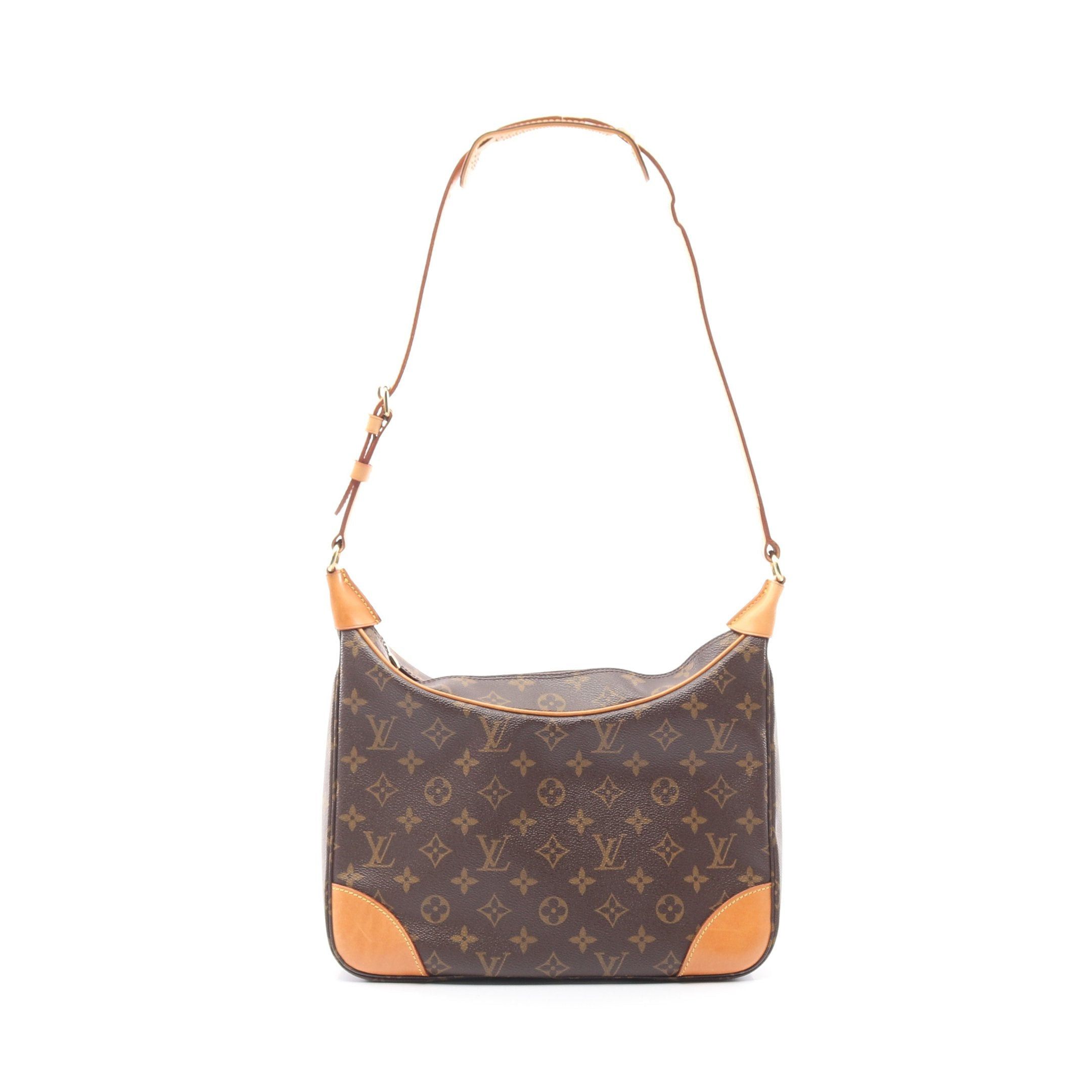 Louis Vuitton Louis Vuitton Boulogne Pm Monogram Shoulder Bag Leather Brown Size ONE SIZE - 1 Thumbnail