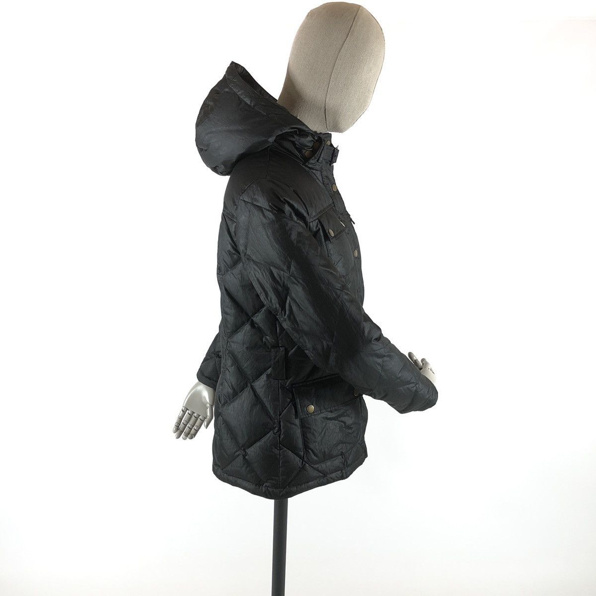 Barbour × Belstaff × Designer BARBOUR International Nation Hooded Down Parka Jacket Coat 8 Size M / US 6-8 / IT 42-44 - 8 Thumbnail