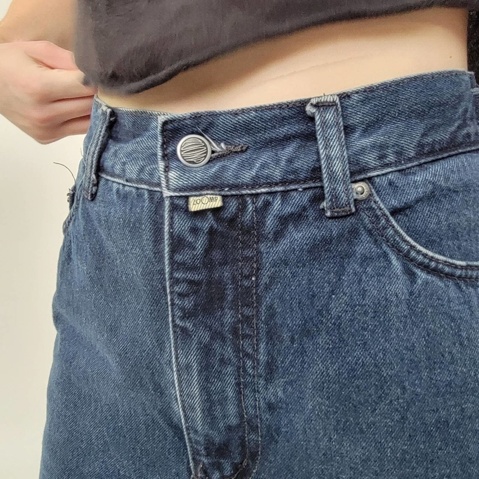 Vintage ZOOMP Vintage Y2k Aesthetics High Rise Raw Hem Jeans - 6 Size 28" / US 6 / IT 42 - 9 Thumbnail