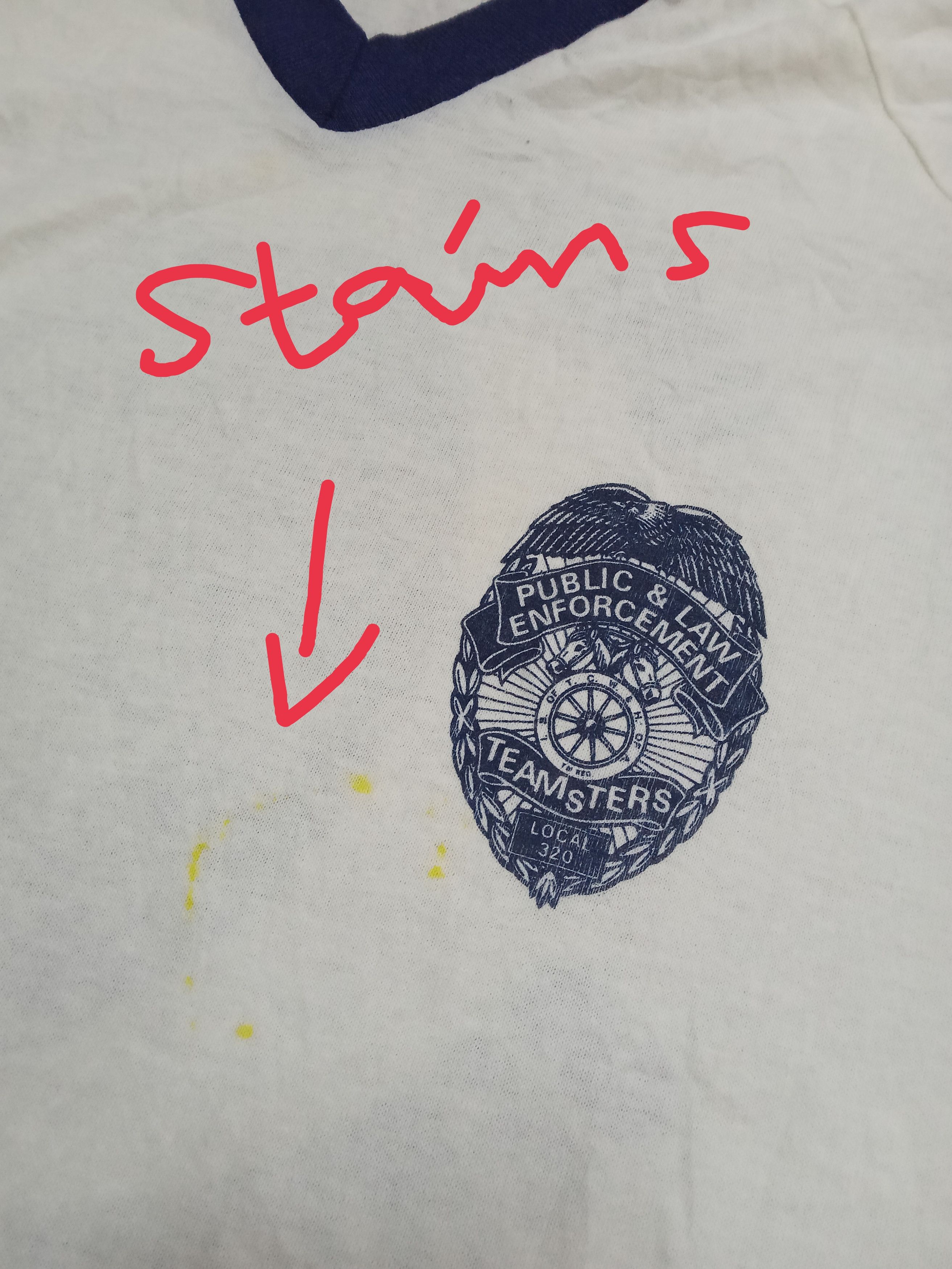 Vintage Vintage Public & Law Enforcement Very Rare T Shirt Size US M / EU 48-50 / 2 - 7 Thumbnail