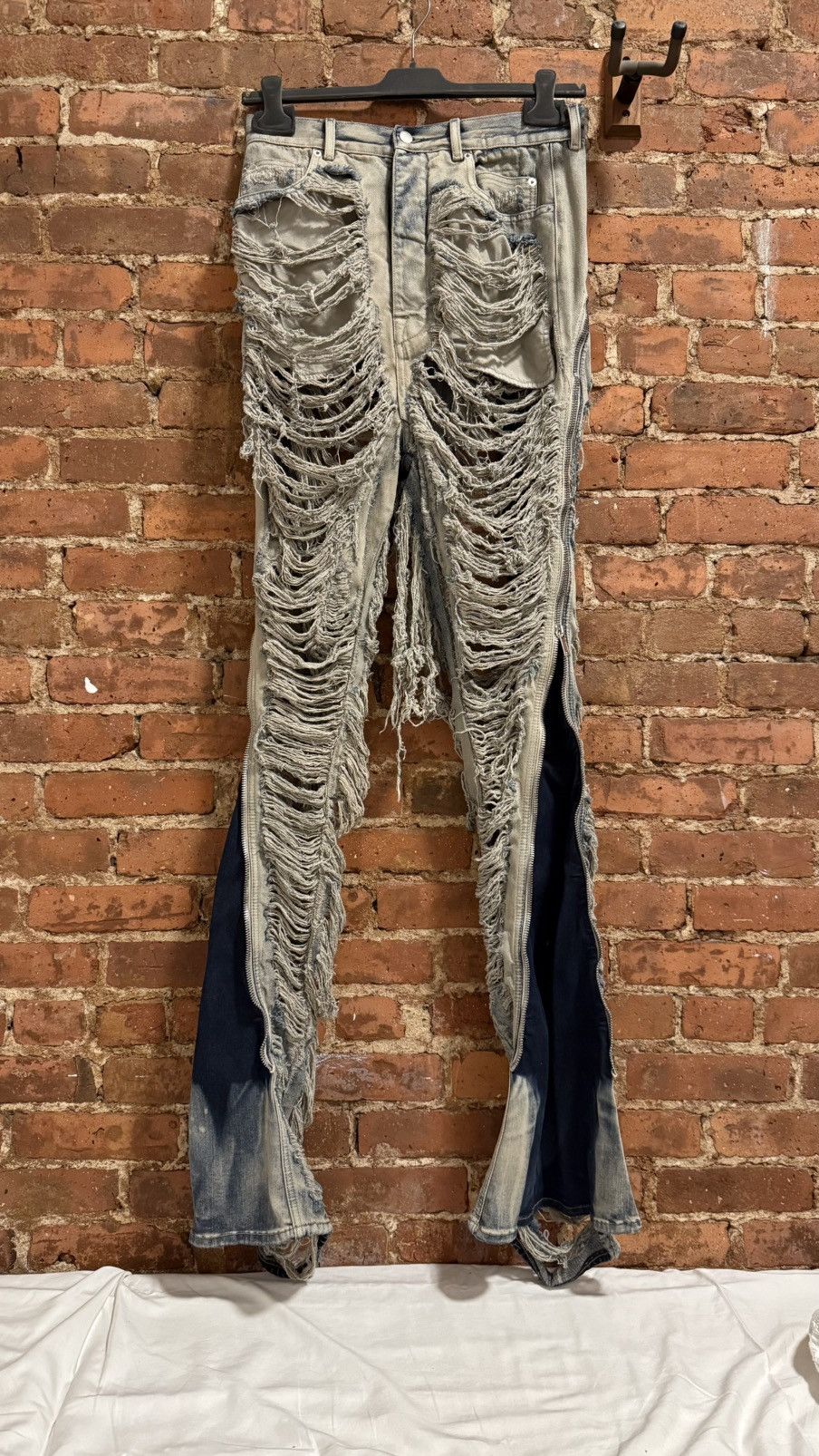 Rick Owens BNWT Rick Owens shredded bolan banana Size US 30 / EU 46 - 2 Thumbnail