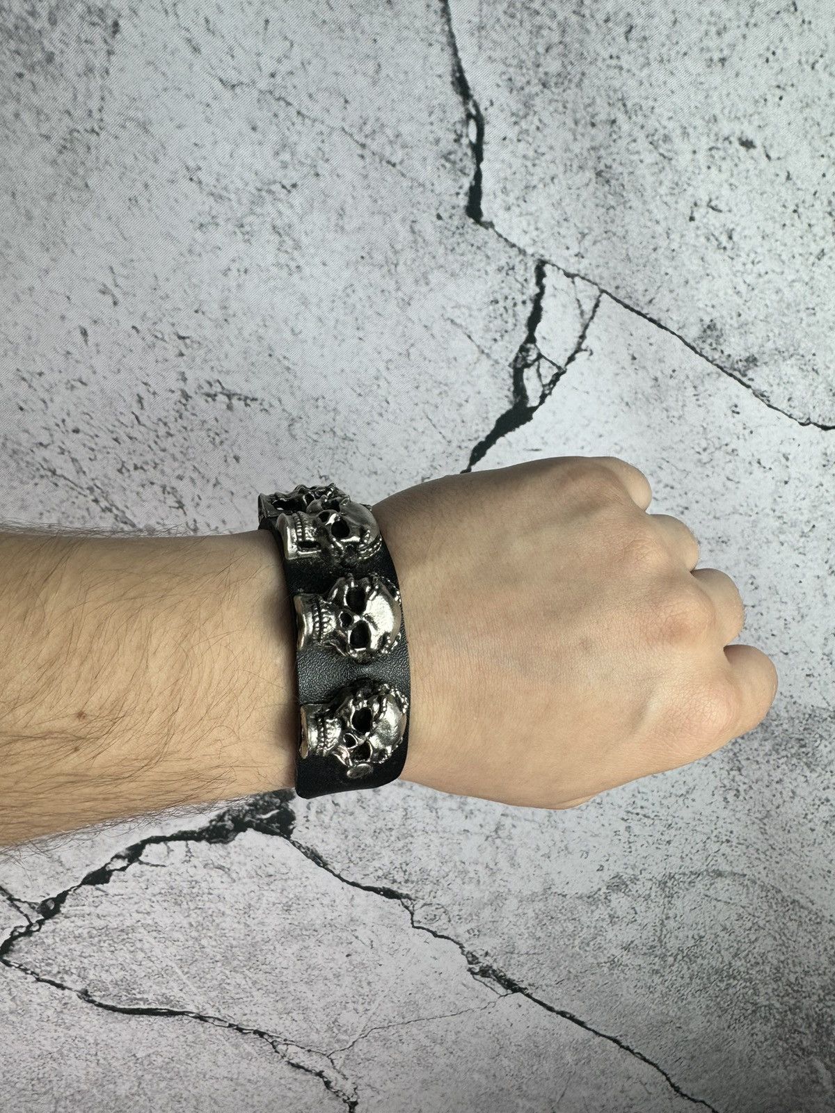 Other Punk Skeleton Skull metal Bracelet Size ONE SIZE - 1 Thumbnail