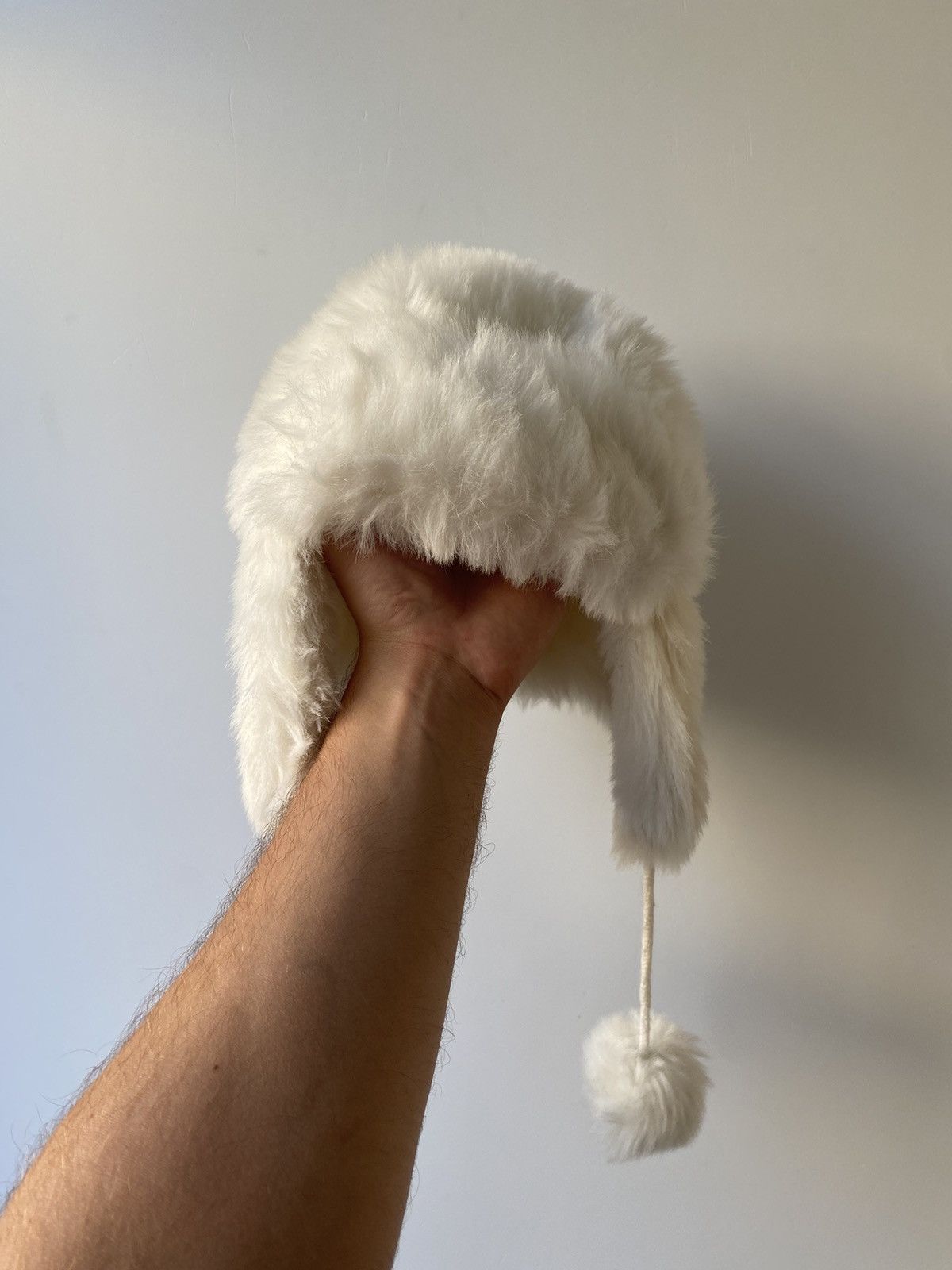 H&M 🇺🇸 Vintage H&M Fur Mohair Soviet Hat Y2K Hype Rare Retro Size ONE SIZE - 2 Thumbnail