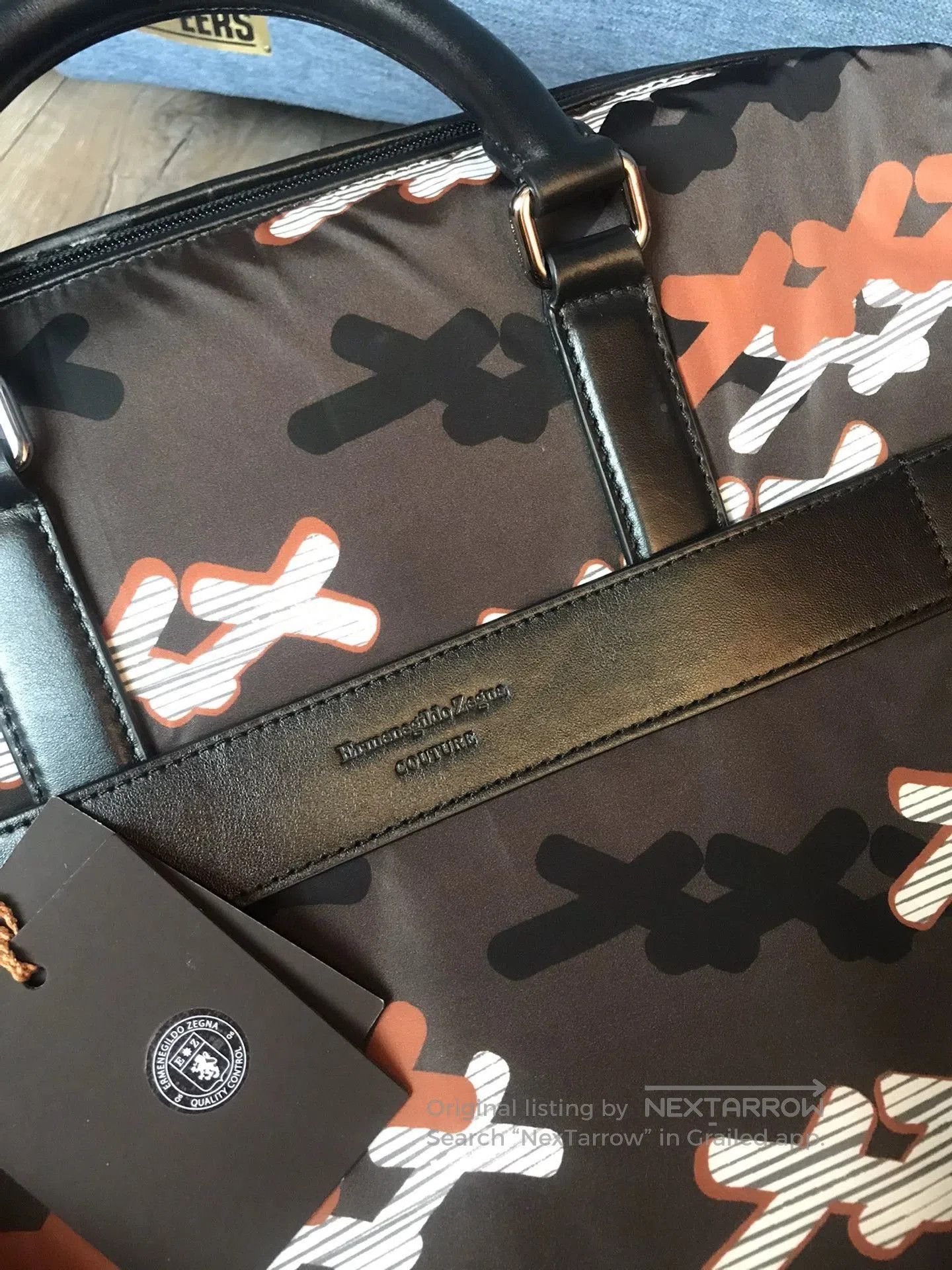 Ermenegildo Zegna Multi-Patterned Travel Duffle Bag. Size ONE SIZE - 6 Thumbnail