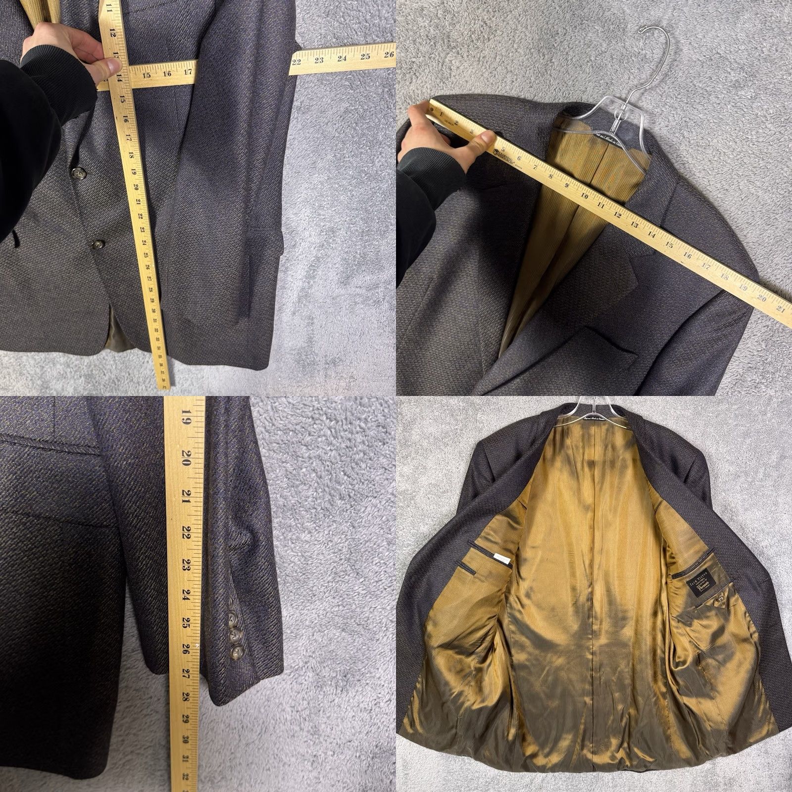 Jack Victor Jack Victor Jacket Mens 44 Blazer Men 44XL Lucawood SPJ Sport Coat Button Suit Size 44R - 8 Thumbnail