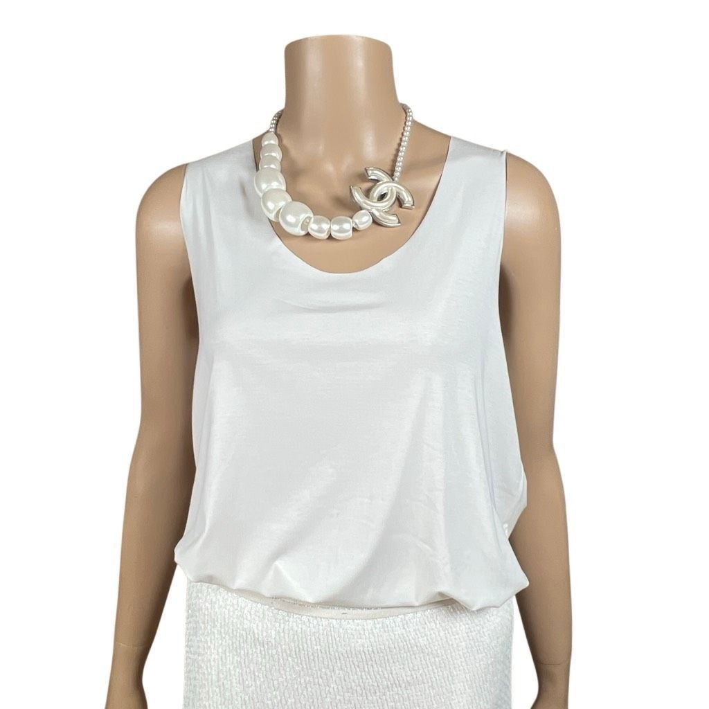 Wolford NWT Wolford Aurora Pure Top White M 52729 Biodegradable Skinwear Cradle to Cradle Gold Certified Size M / US 6-8 / IT 42-44 - 8 Thumbnail