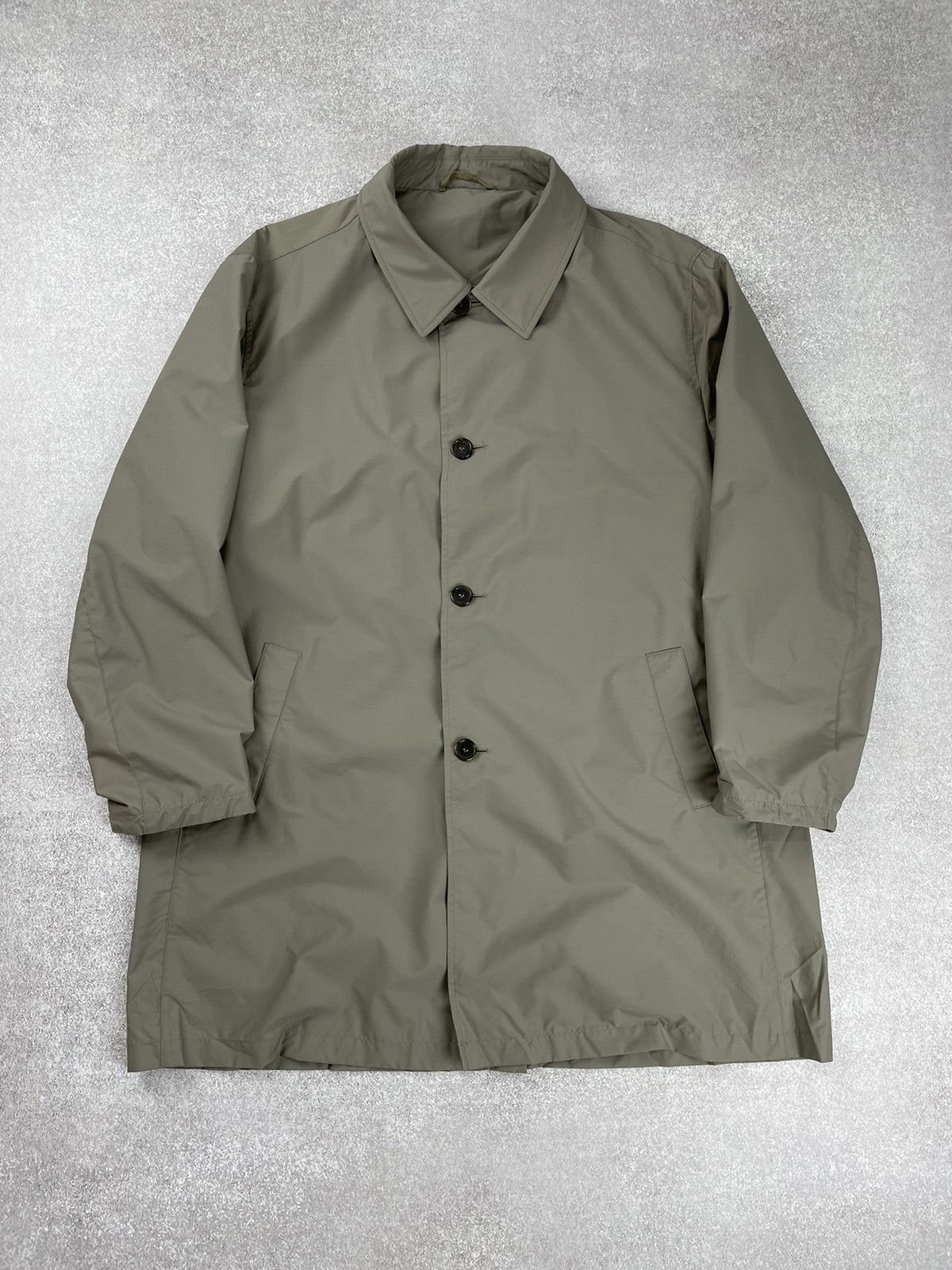 Mandelli Enrico Mandelli Nylon Trench Coat Men’s Size 58 Size US XXL / EU 58 / 5 - 1 Thumbnail