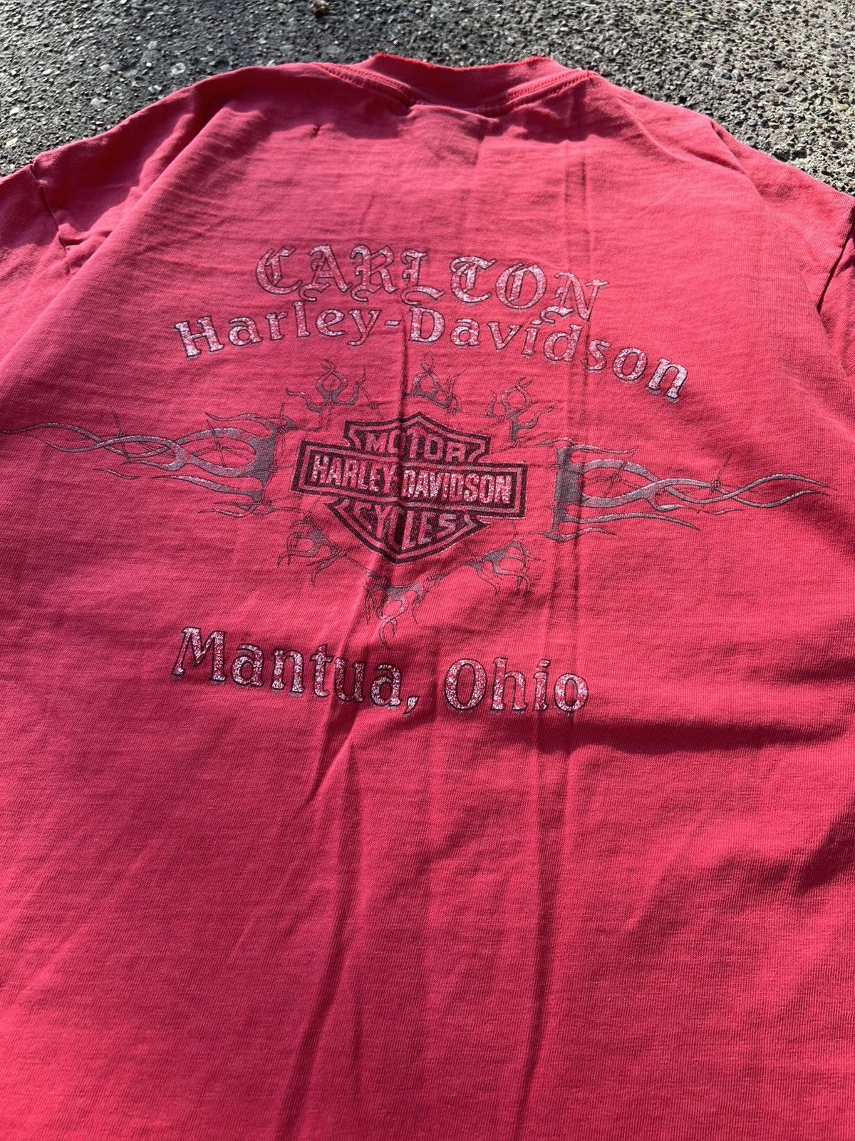 Harley Davidson × Vintage Vintage Tribal Faded / Distressed Harley Davidson T Shirt M Size US M / EU 48-50 / 2 - 8 Thumbnail